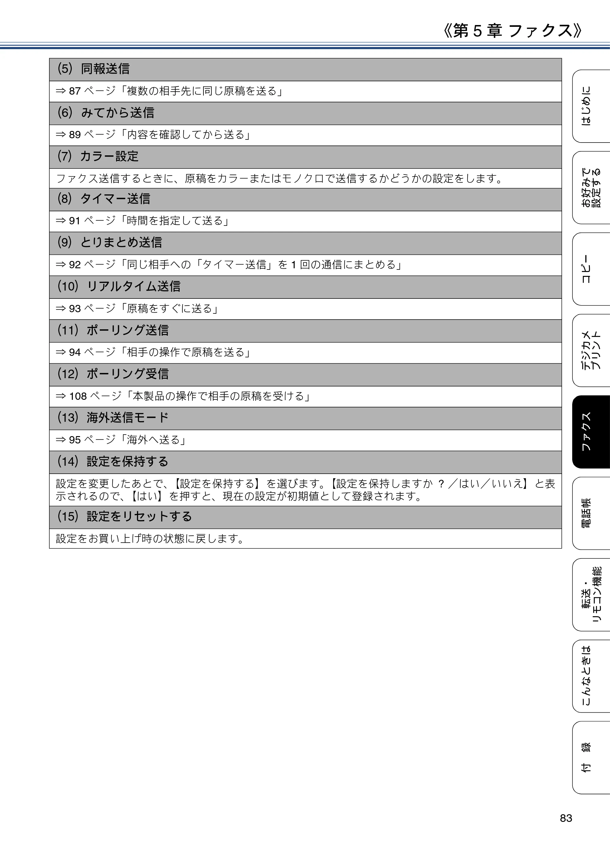ブラザー MFC-J6973CDW / MFC-J6990CDW ユーザーズガイド ～応用編～ — 原本ページ — 83ページ