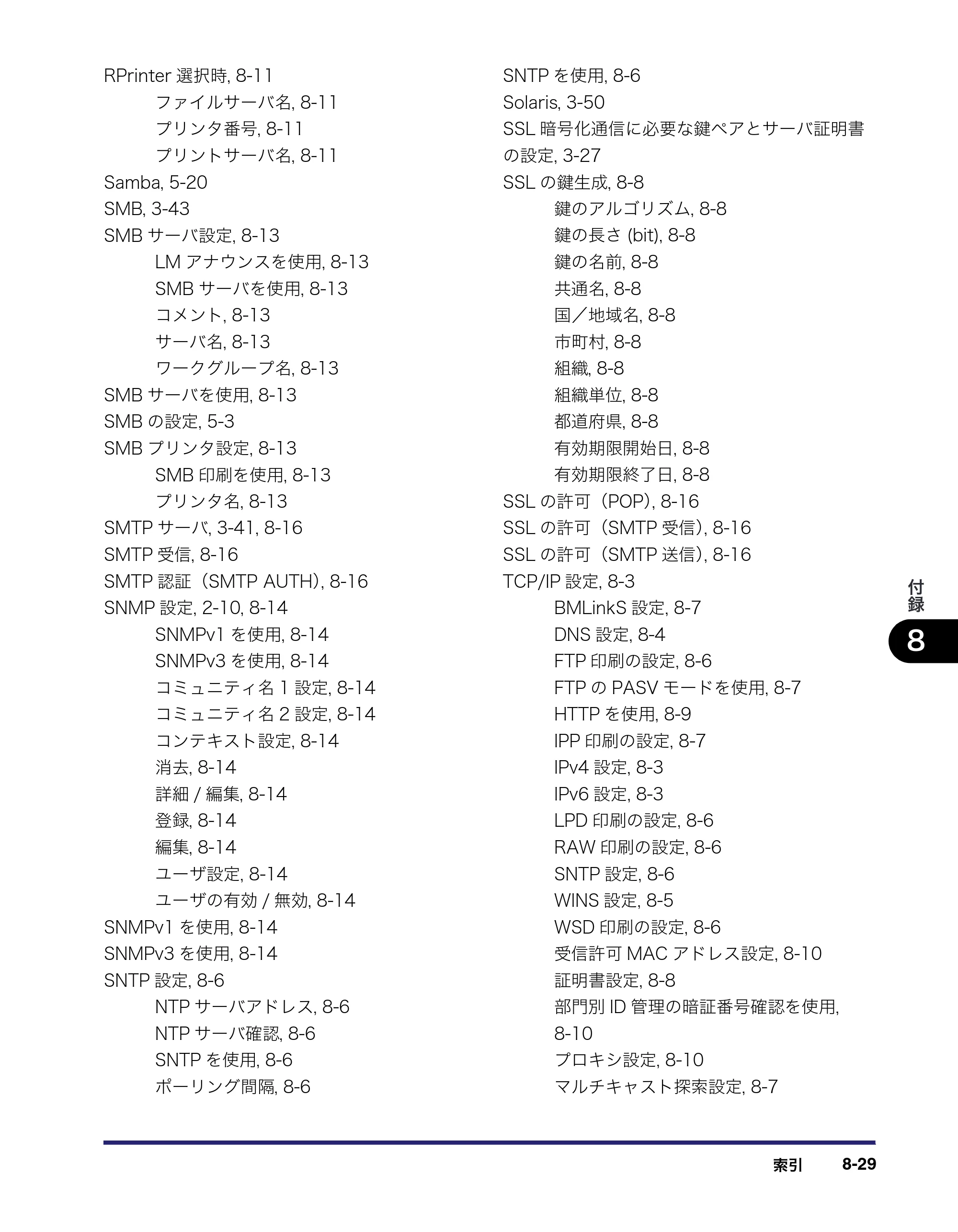 キヤノン iR C6880N/C5880N ネットワークガイド （PDF形式／7.44Mバイト） — 原本ページ — 199ページ