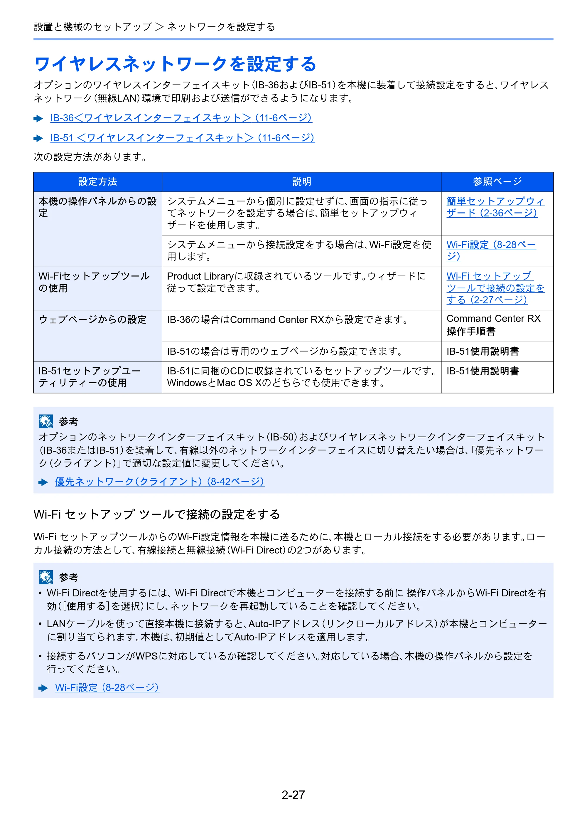 京セラ ECOSYS M3645idn ECOSYS M3645idn 使用説明書 — ワイヤレスネットワークを設定する — 原本ページ — 79ページ