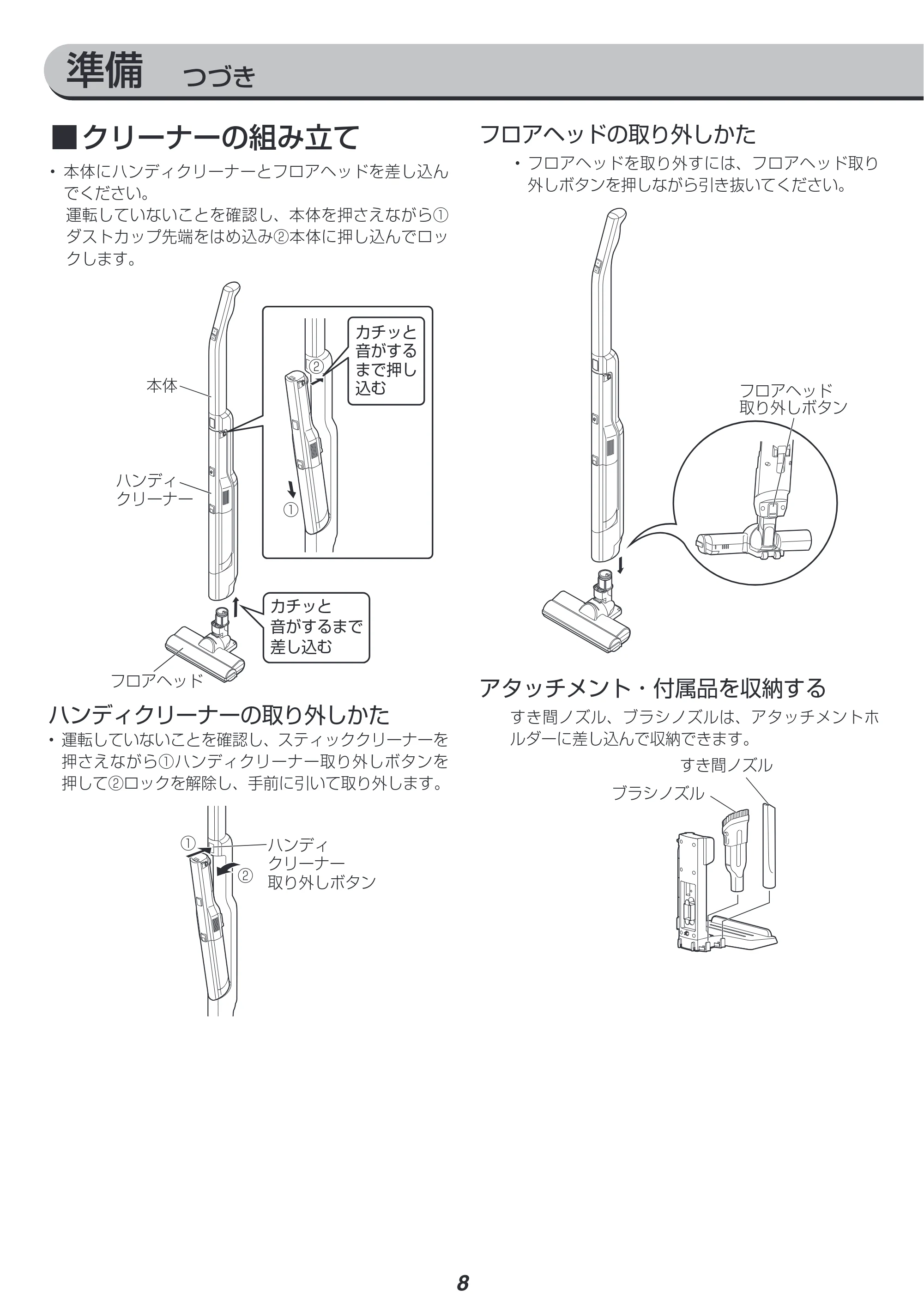 アイリスオーヤマ SCD-160P 取扱説明書 — 原本ページ — 8ページ