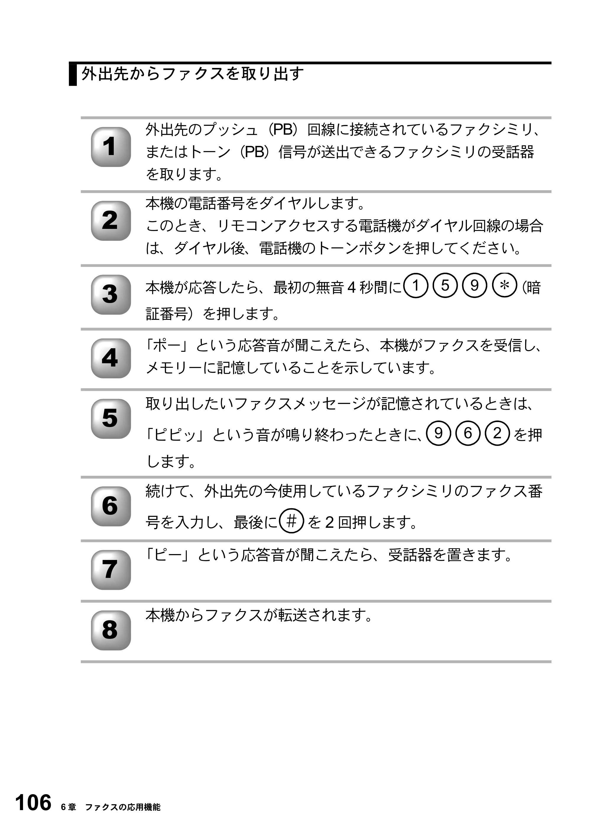 ブラザー MFC-5200J 取扱説明書（本体） — 原本ページ — 132ページ