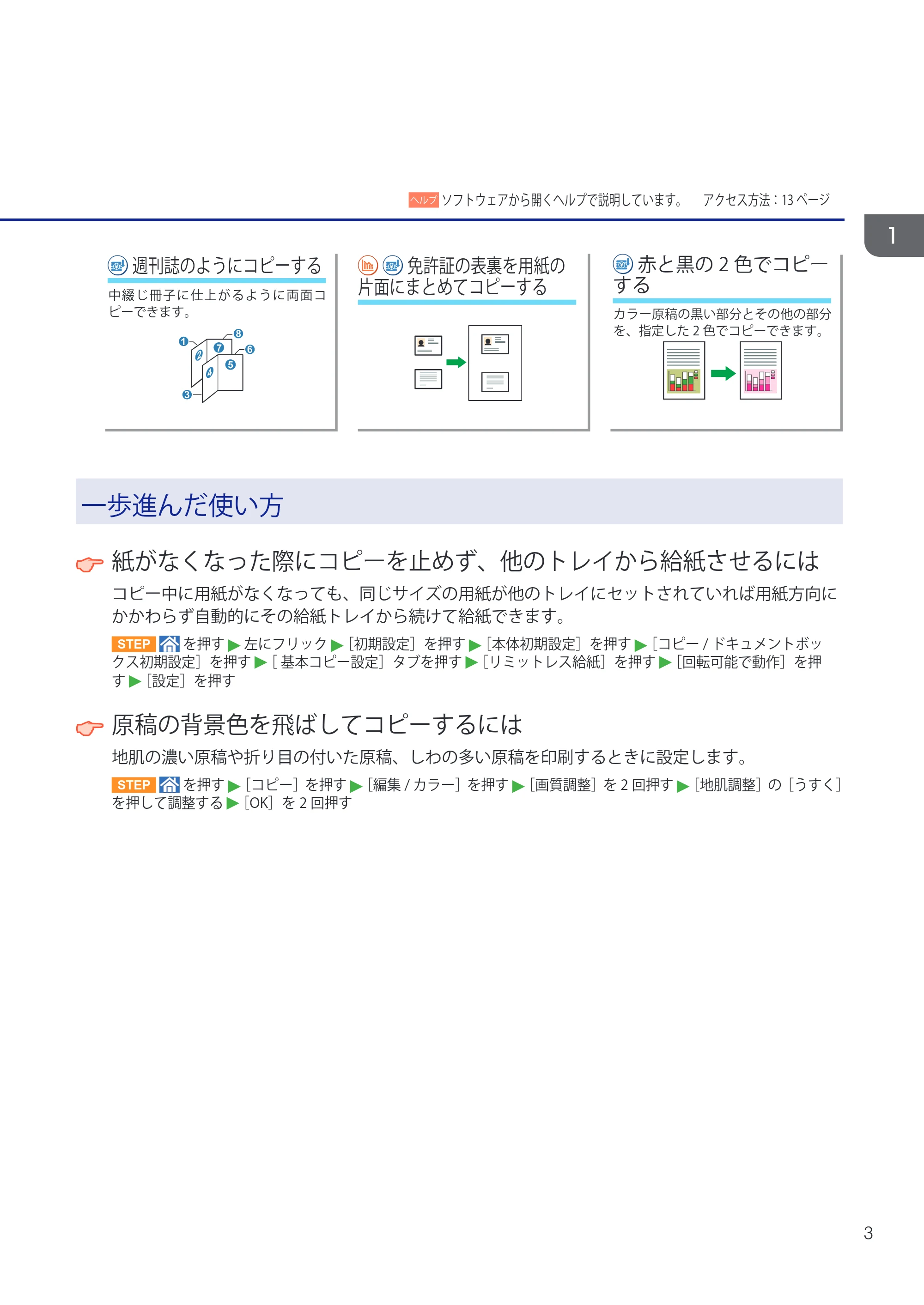 キヤノン iR W1040/W1040N ユーザーガイド （PDF形式／12.88Mバイト） — 原本ページ — 5ページ