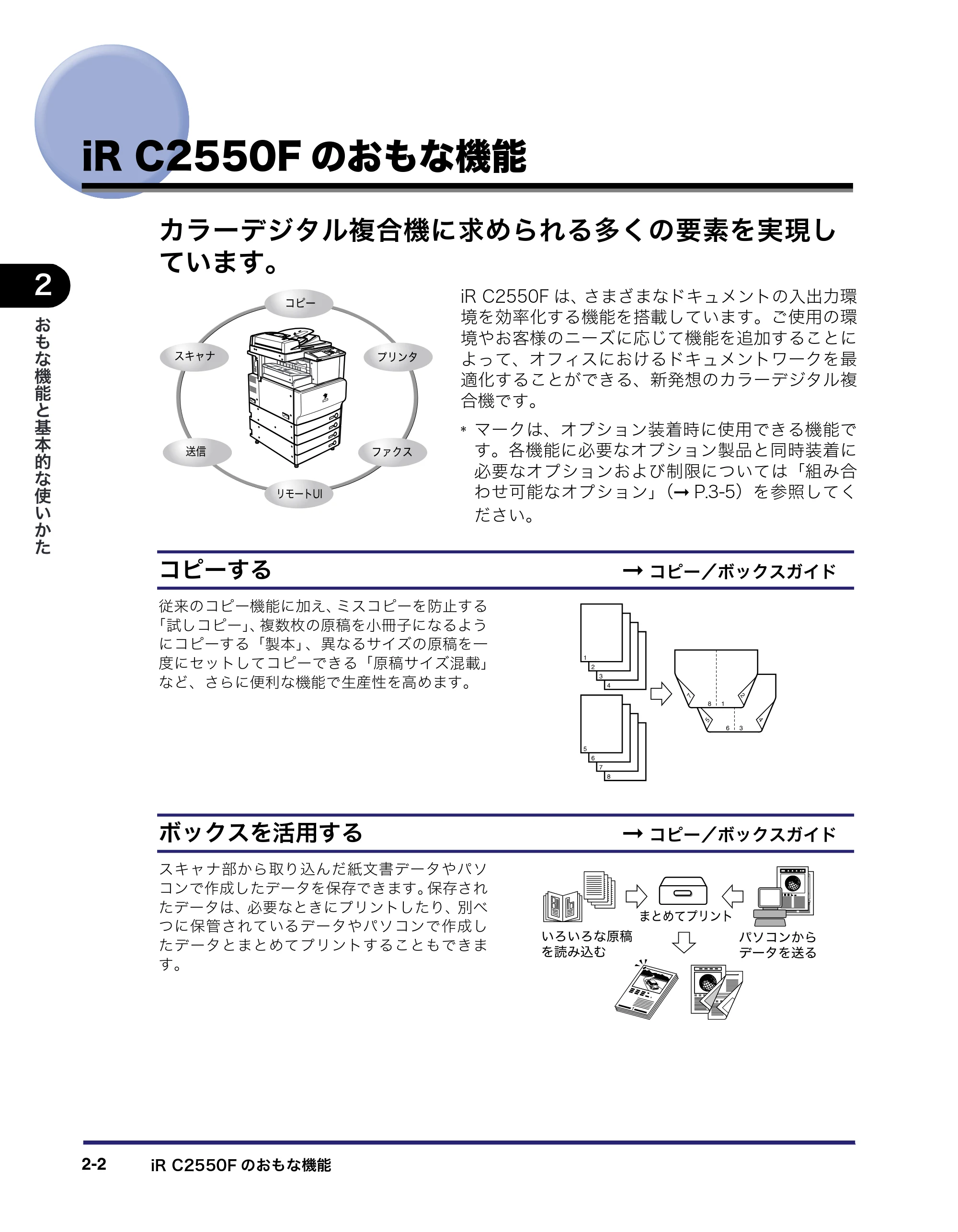 キヤノン iR C2550F ユーザーズガイド （PDF形式／25.86Mバイト） — 原本ページ — 68ページ
