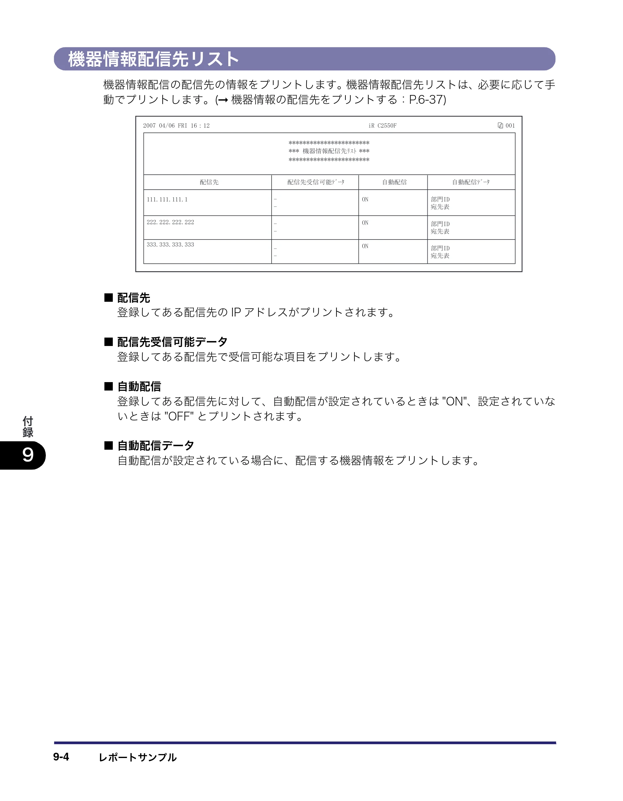 キヤノン iR C2550F ユーザーズガイド （PDF形式／25.86Mバイト） — 原本ページ — 400ページ