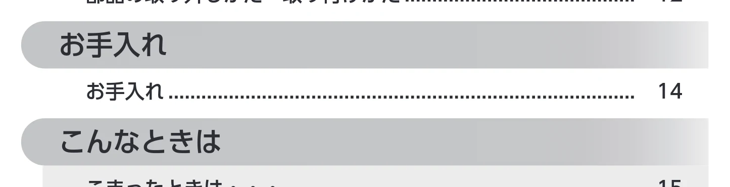 アイリスオーヤマ IUSN-14B 取扱説明書 — もくじ — 図版 2-3 — 2ページ