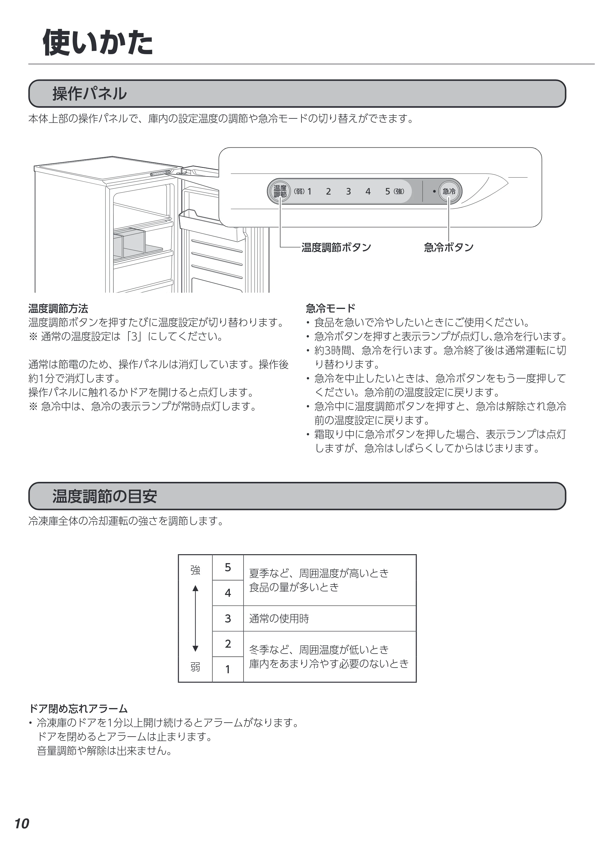 アイリスオーヤマ IUSN-14B 取扱説明書 — 使いかた — 原本ページ — 10ページ