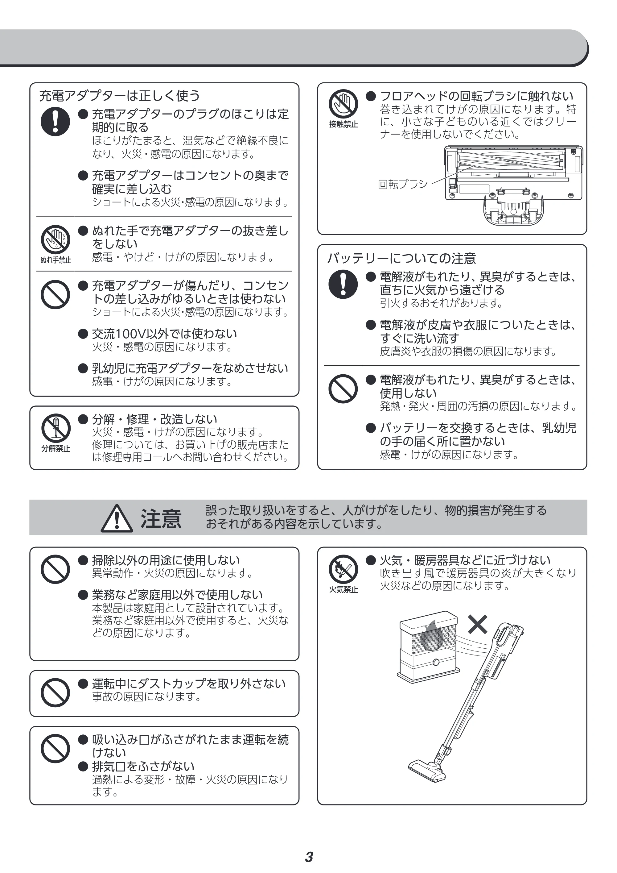 アイリスオーヤマ SCD-L2P 取扱説明書 — 原本ページ — 3ページ