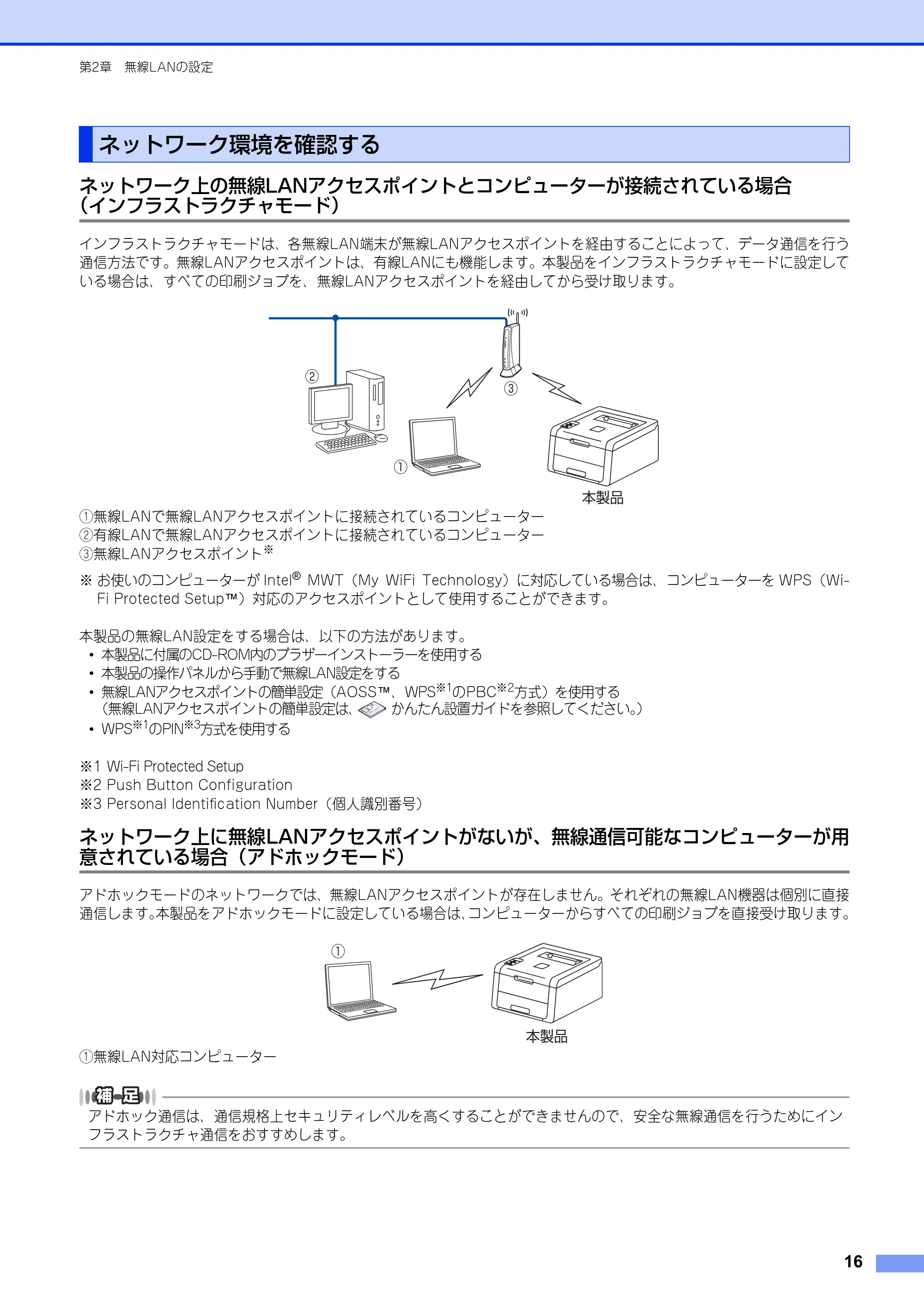 ブラザー HL-3140CW / HL-3170CDW ユーザーズガイド ~ネットワーク編~ — ネットワーク環境を確認する — 原本ページ — 17ページ