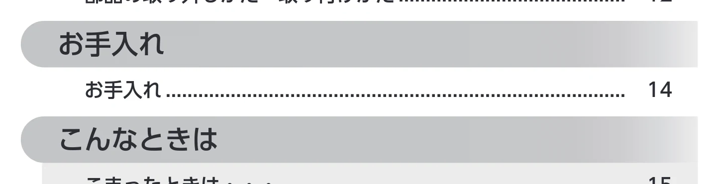 アイリスオーヤマ KUSN-S12A 取扱説明書 — もくじ — 図版 2-3 — 2ページ