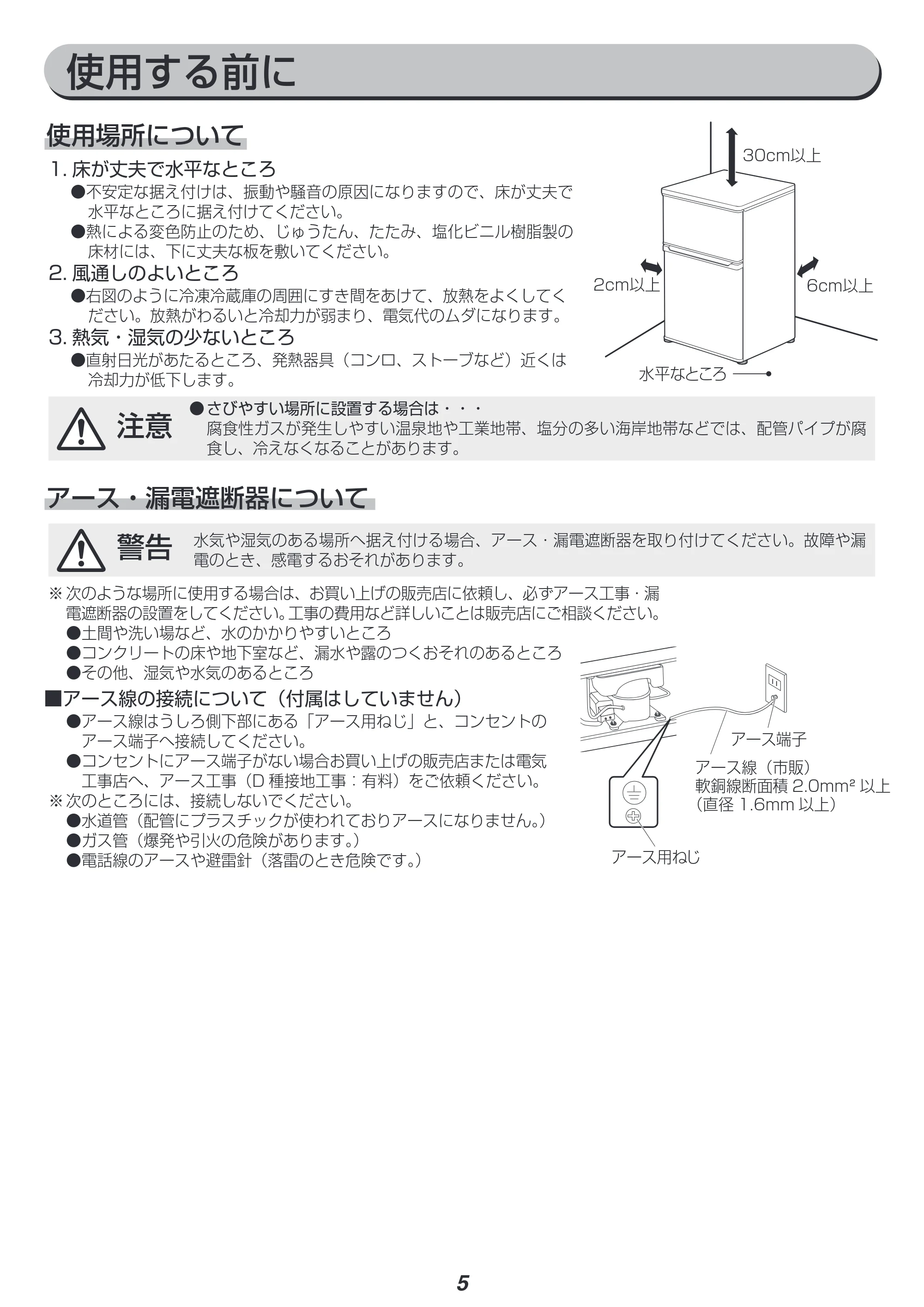 アイリスオーヤマ KRSD-9A 取扱説明書 — 原本ページ — 5ページ