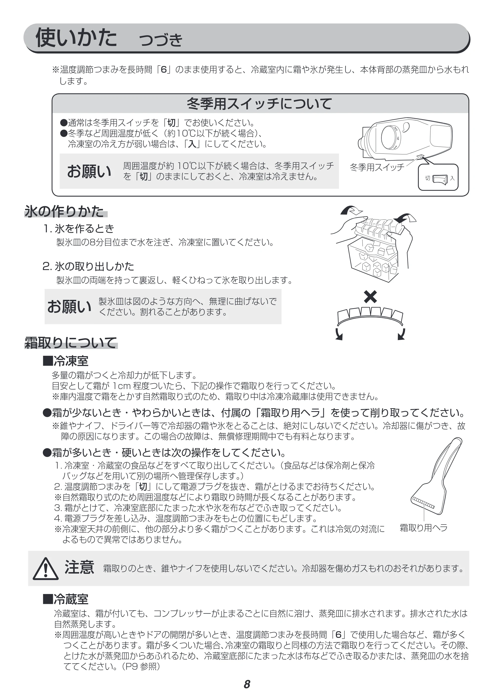 アイリスオーヤマ KRSD-9A 取扱説明書 — 原本ページ — 8ページ