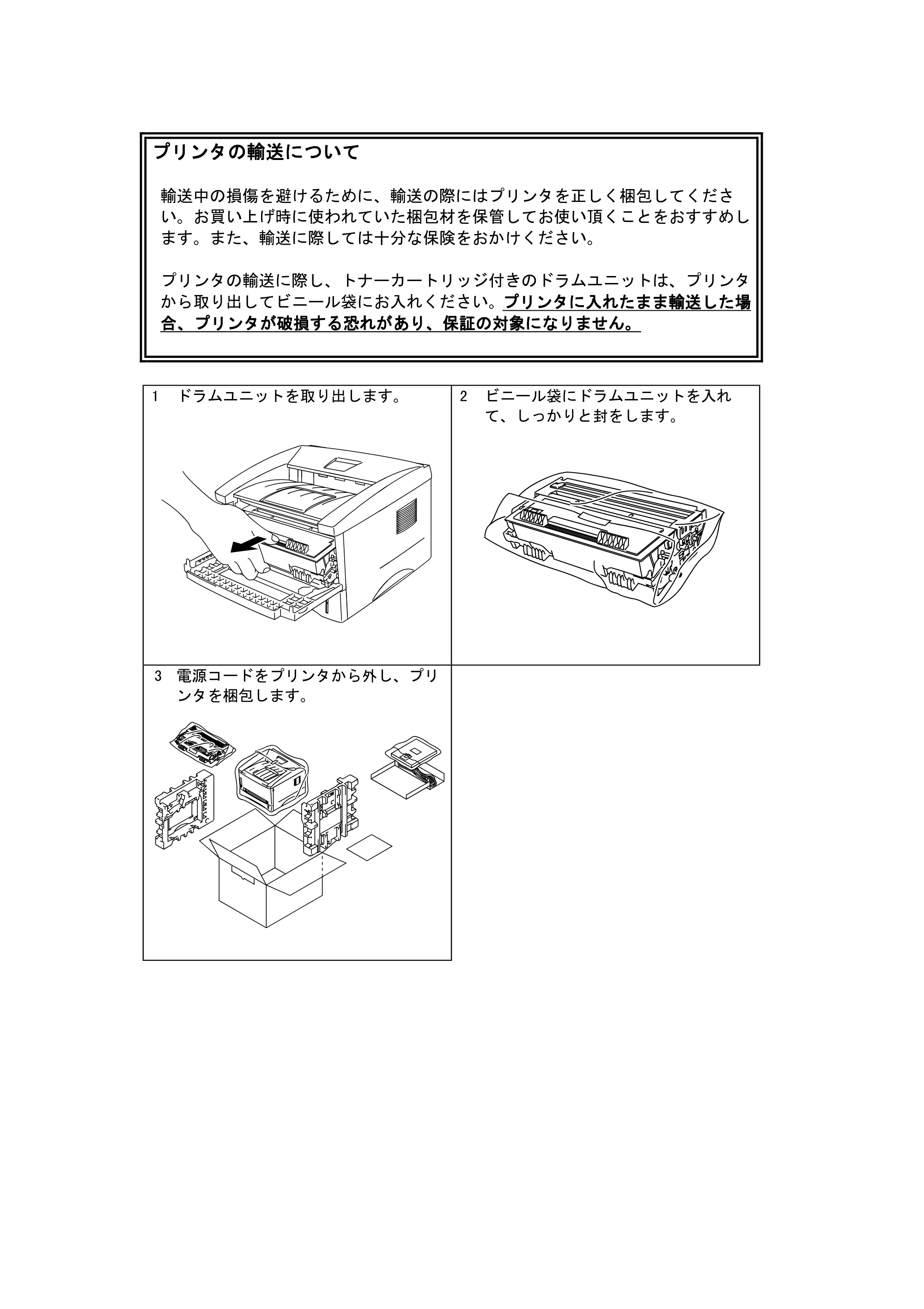 ブラザー HL-1240 取扱説明書(本体) — 原本ページ — 2ページ