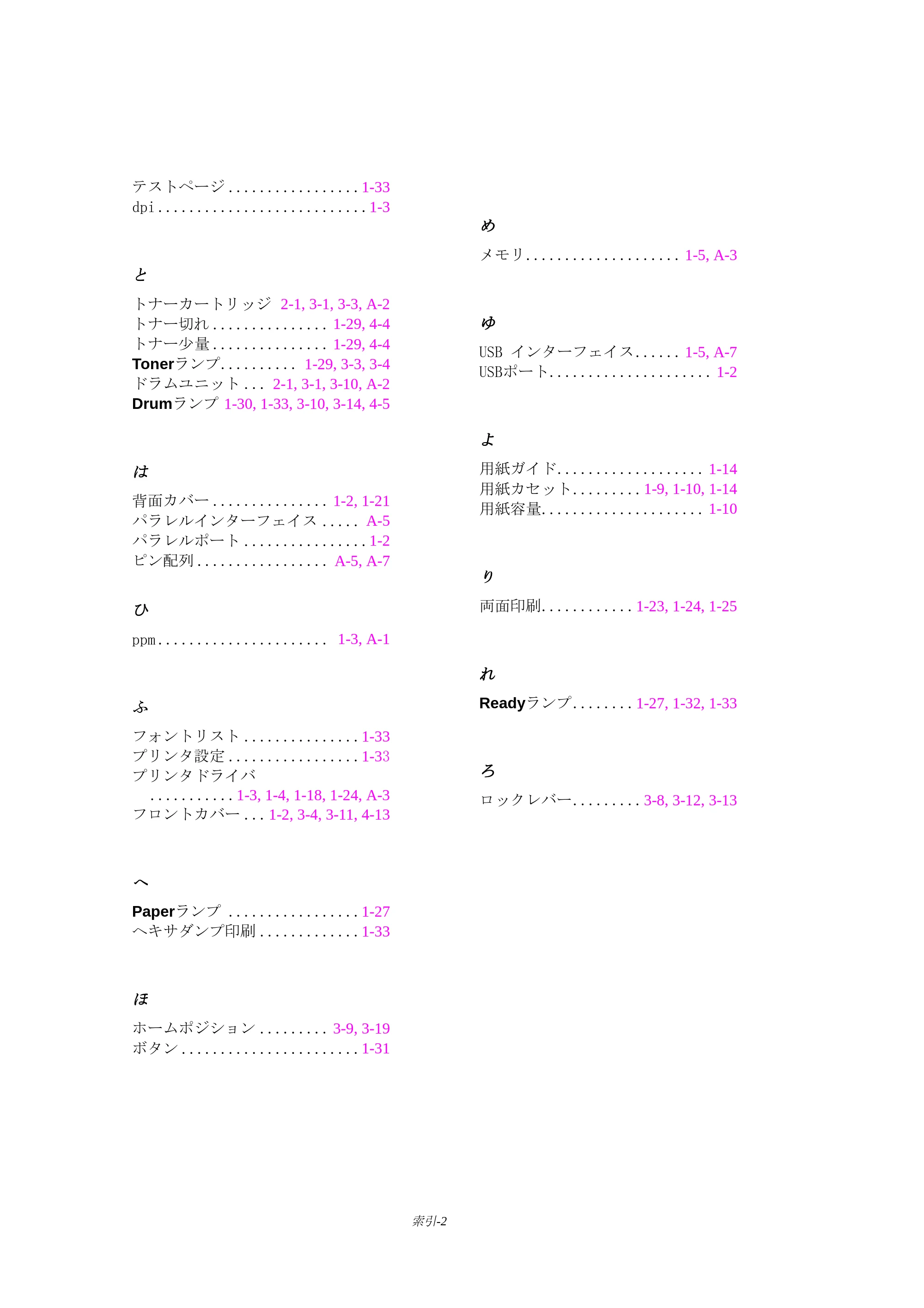 ブラザー HL-1240 取扱説明書（本体） — 原本ページ — 100ページ