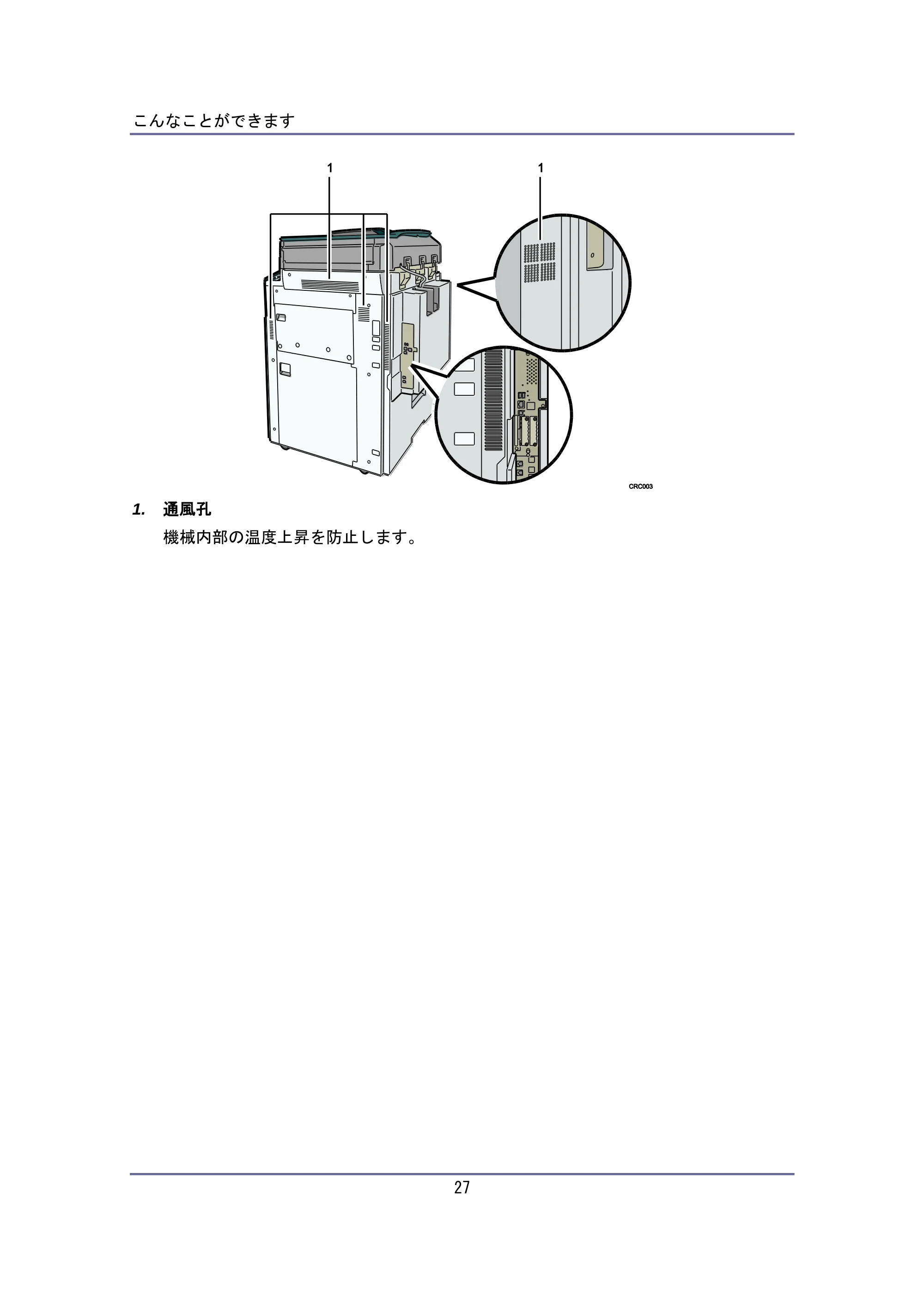 キヤノン iR W940/W940N ユーザーガイド （PDF形式／6.08Mバイト） — 原本ページ — 27ページ