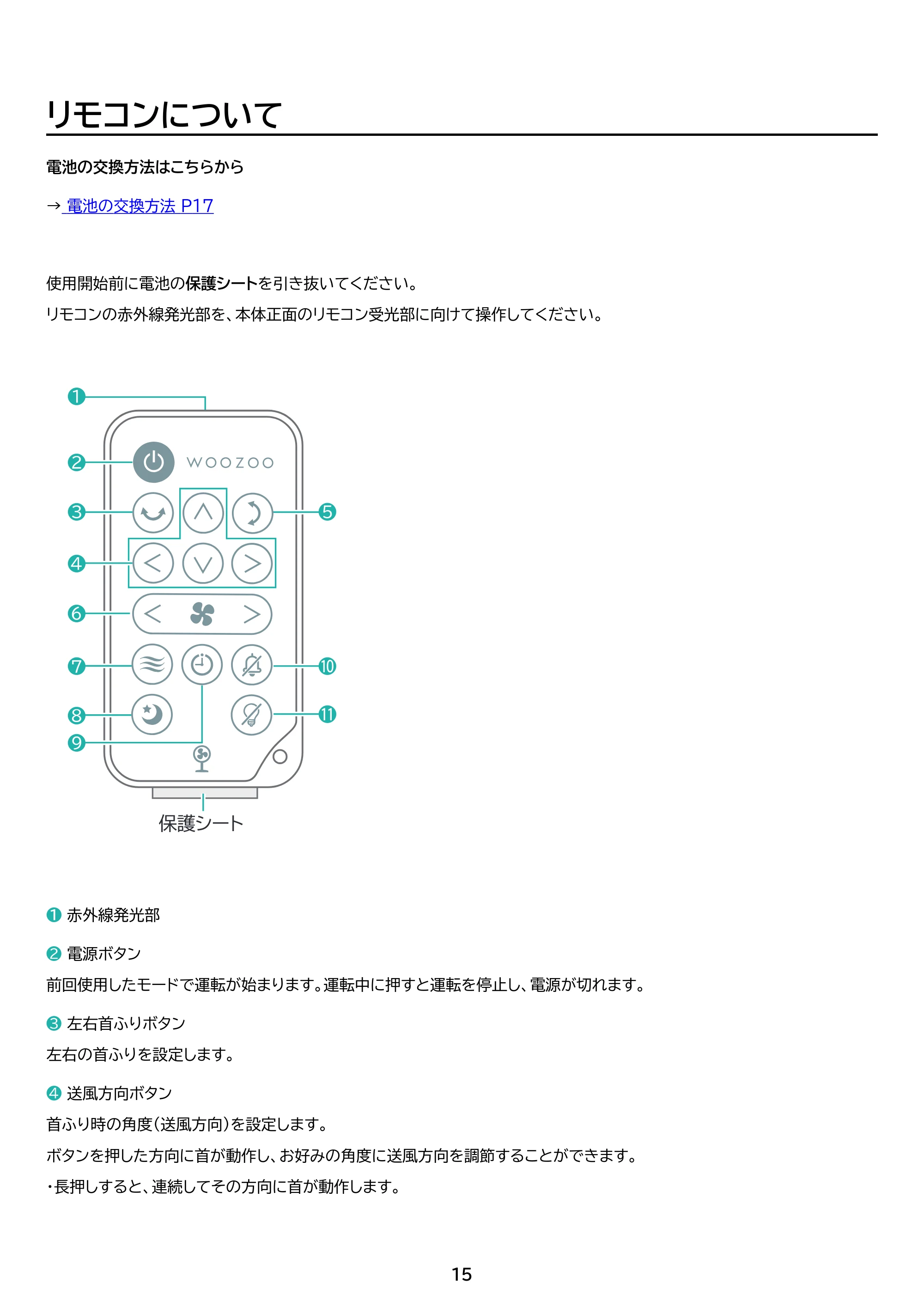 アイリスオーヤマ STF-SDC20TEC 取扱説明書 — 原本ページ — 15ページ