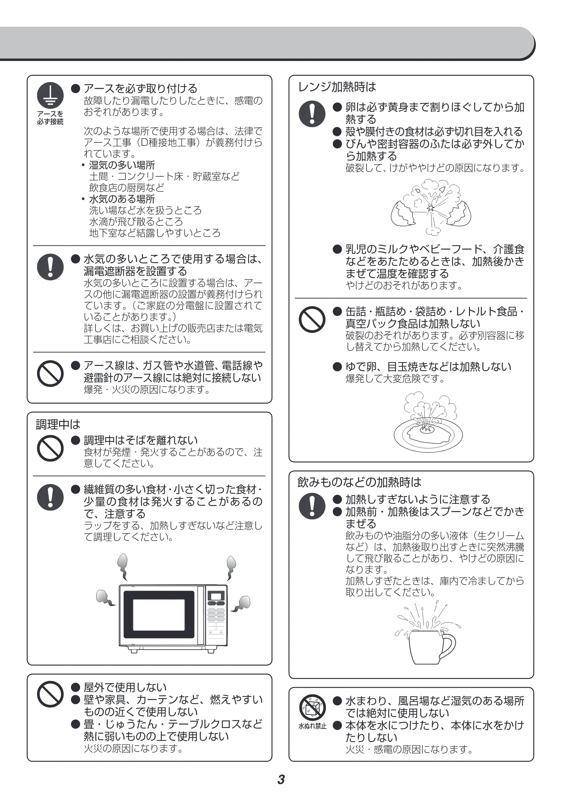 アイリスオーヤマ MO-T1603 取扱説明書 — 図版 3-1 — 3ページ