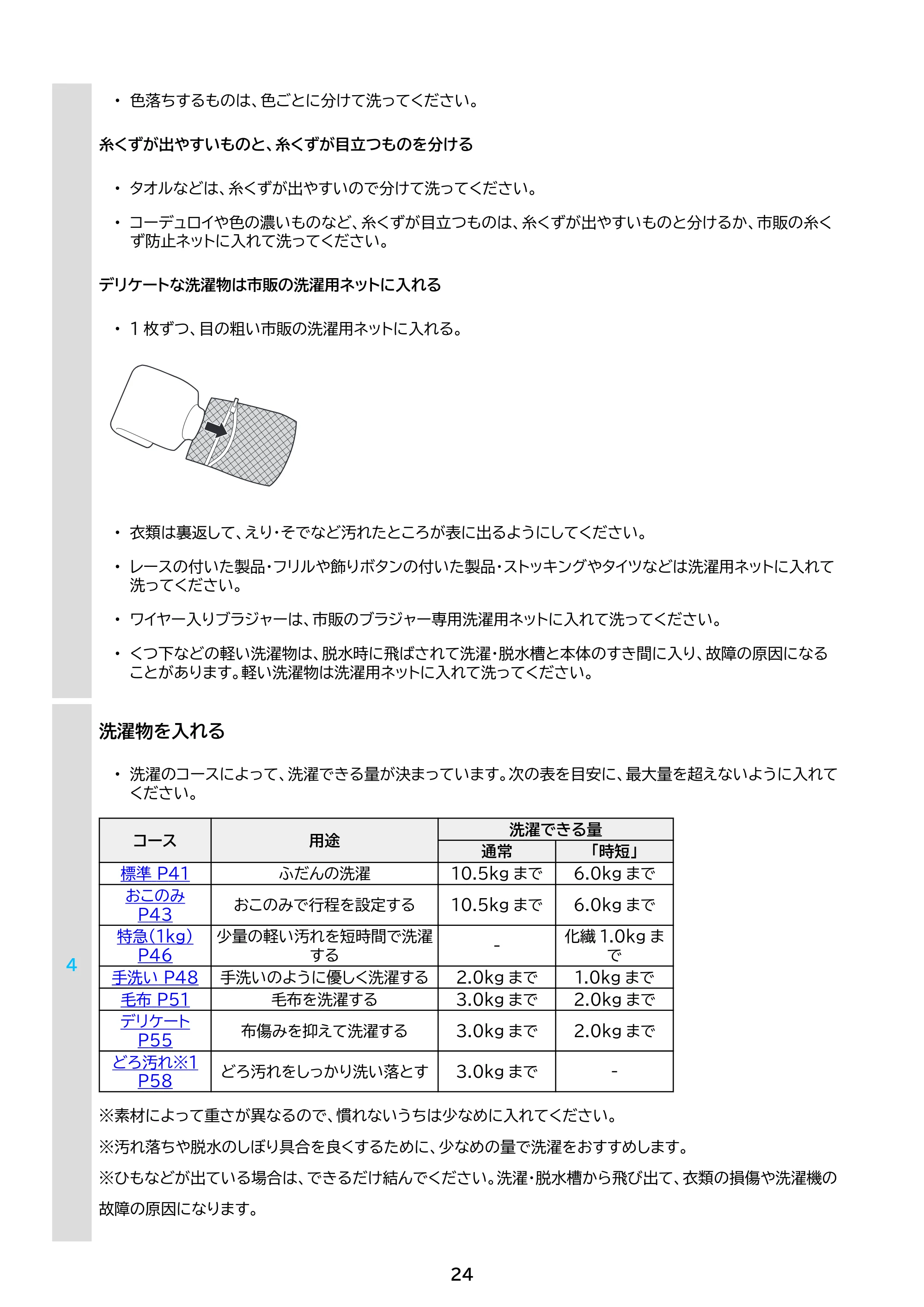 アイリスオーヤマ ITW-A1053H 取扱説明書 — 原本ページ — 24ページ