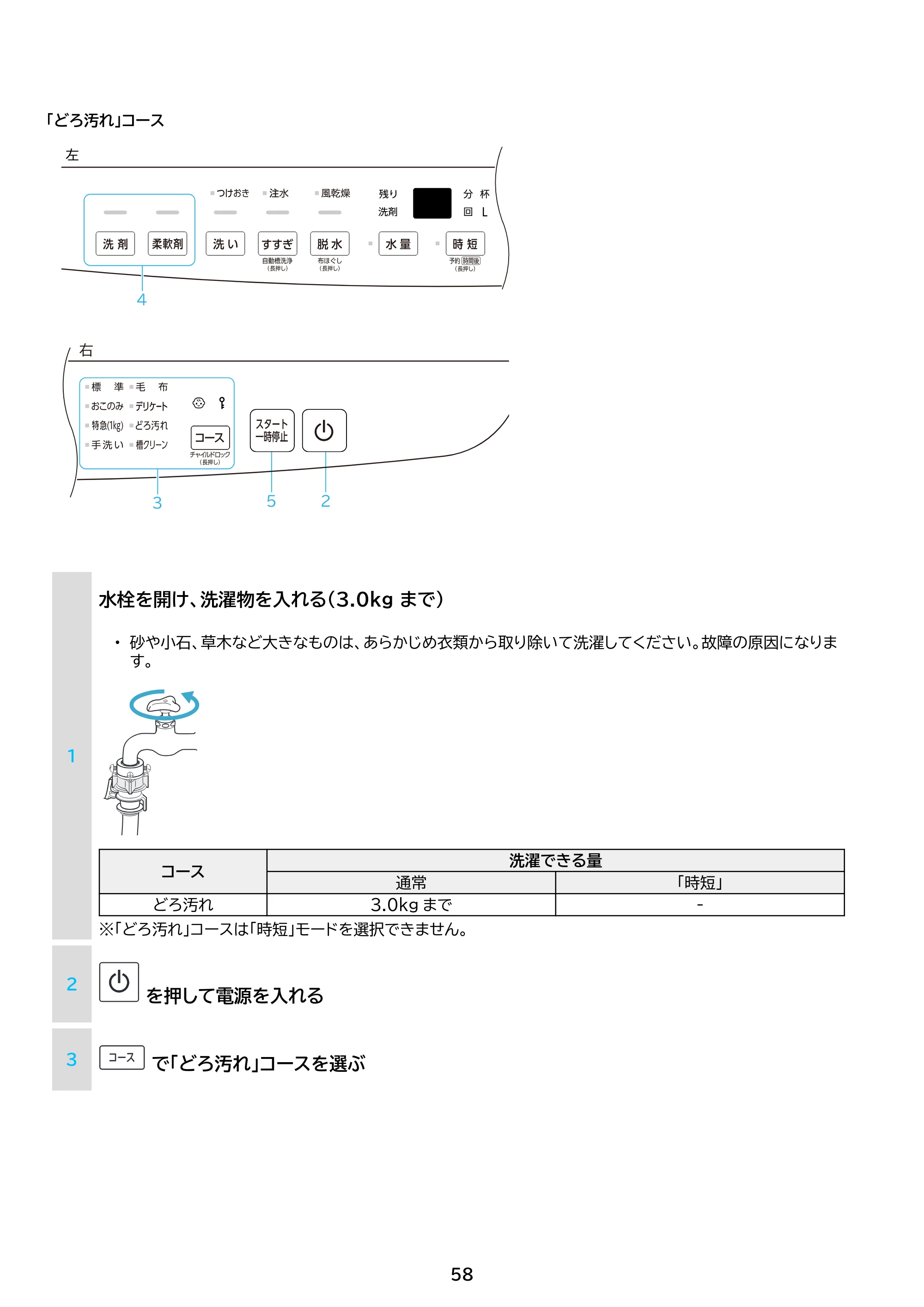 アイリスオーヤマ ITW-A1053H 取扱説明書 — 原本ページ — 58ページ