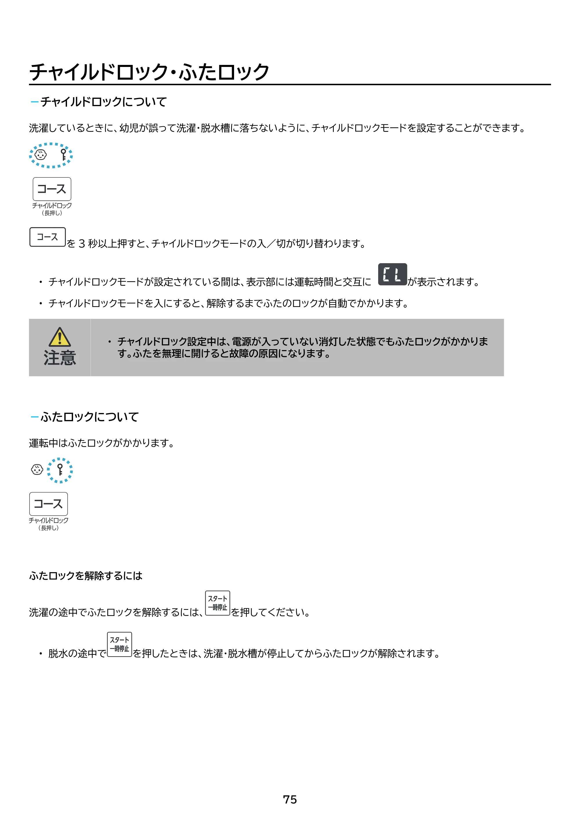 アイリスオーヤマ ITW-A1053H 取扱説明書 — 原本ページ — 75ページ
