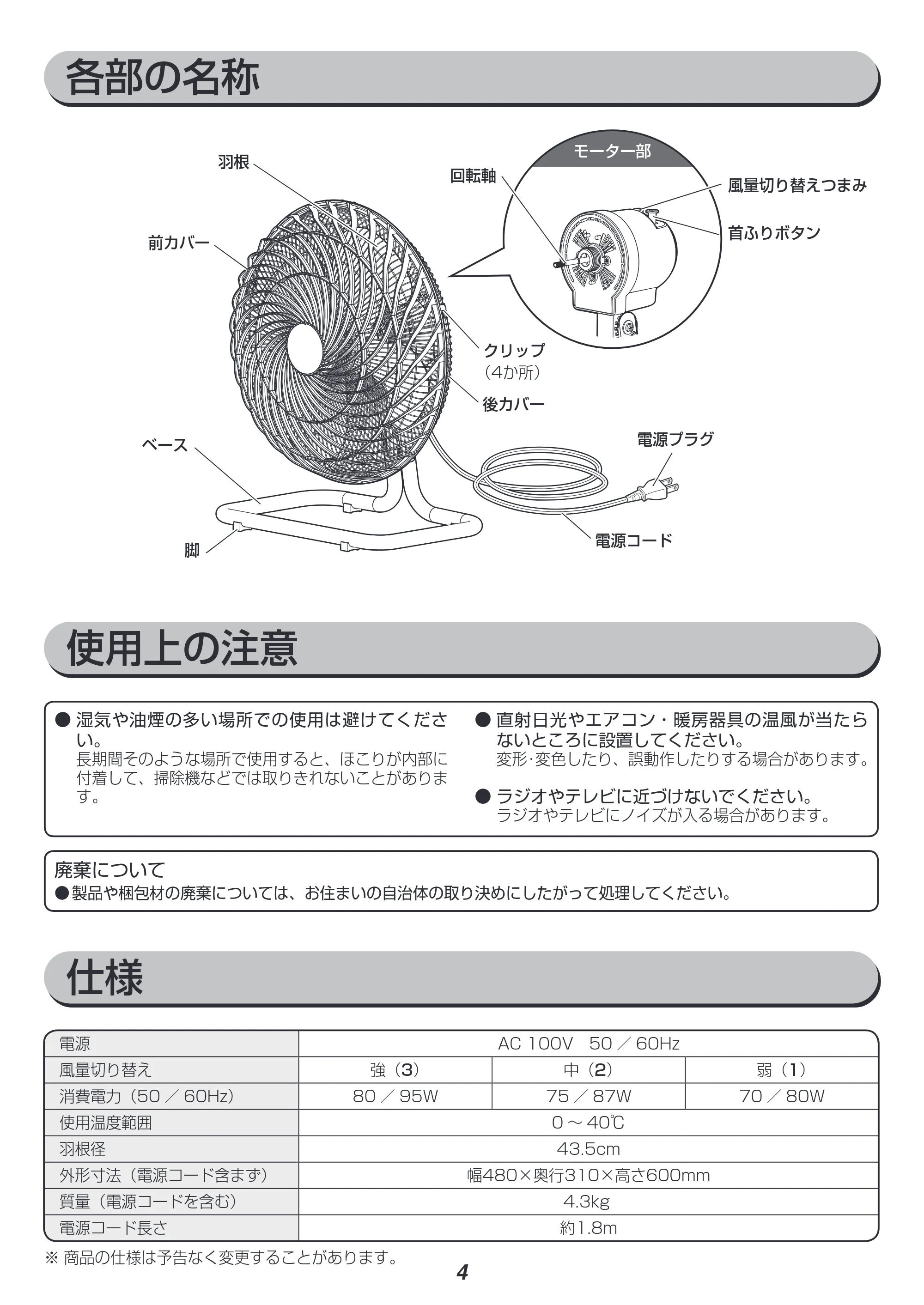 アイリスオーヤマ KF-431K 取扱説明書 — P04_KF-431K-02.ai — 原本ページ — 4ページ