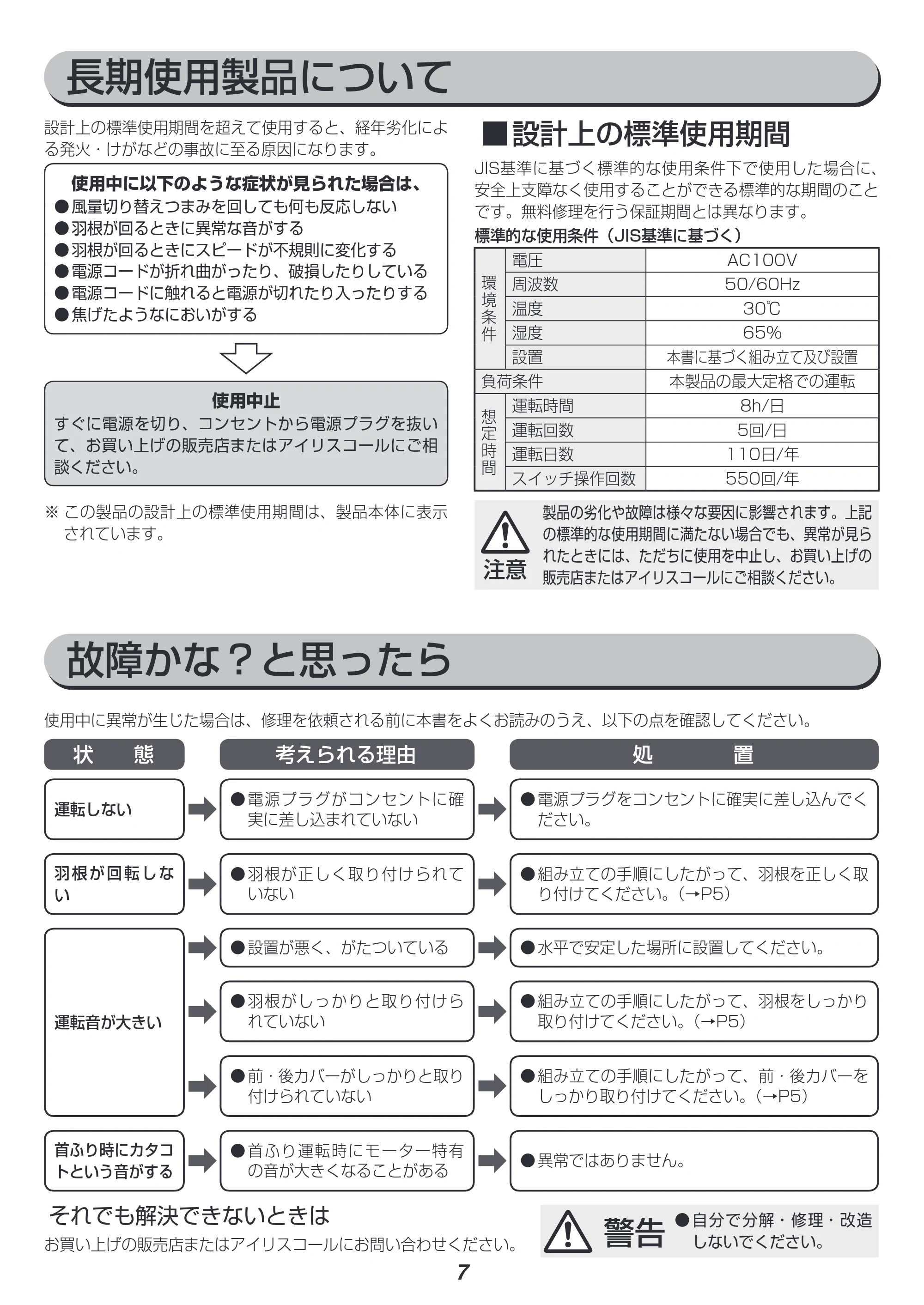 アイリスオーヤマ KF-431K 取扱説明書 — P07_KF-431K.ai — 原本ページ — 7ページ