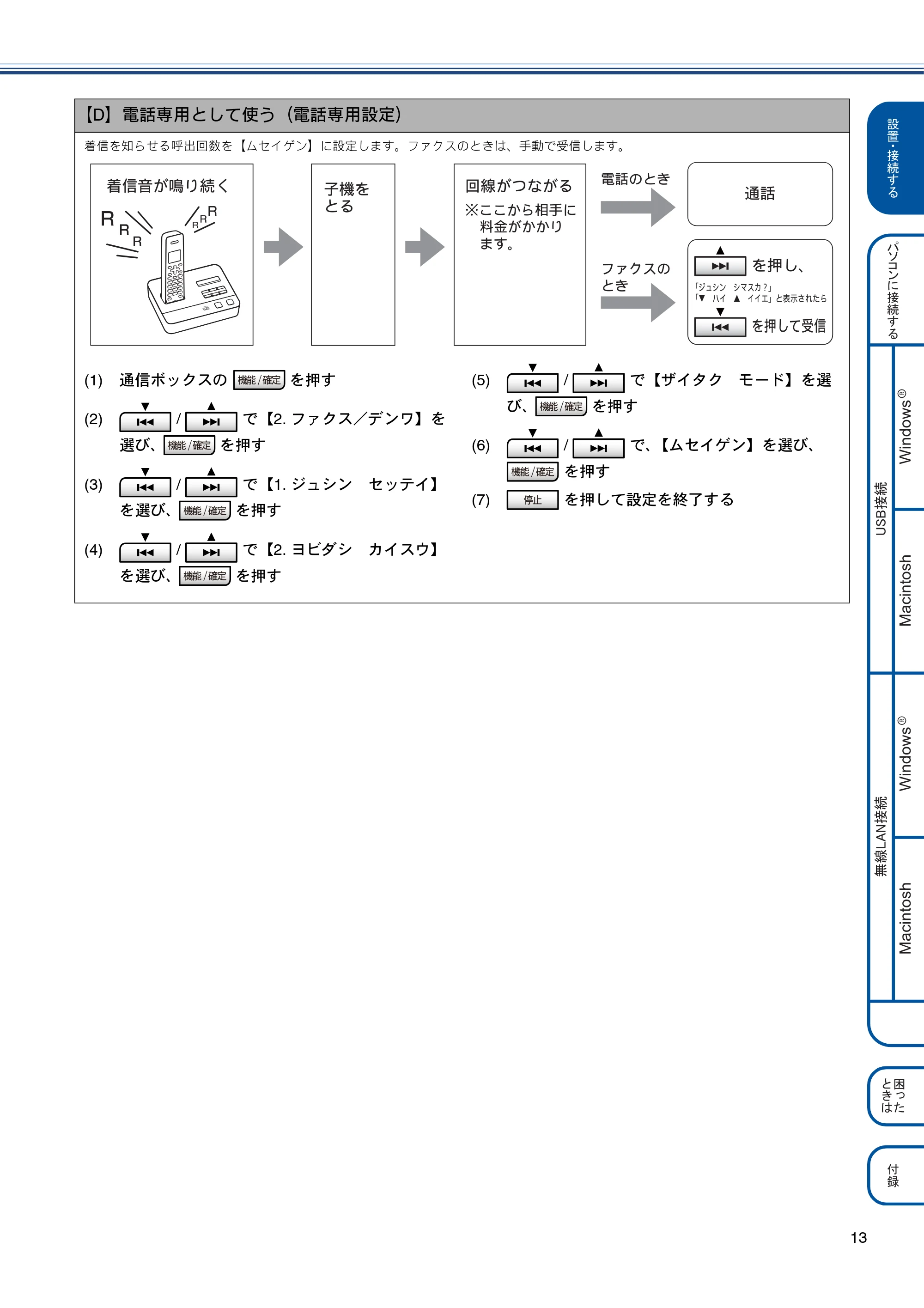 ブラザー MFC-J855DN / MFC-J855DWN かんたん設置ガイド — 原本ページ — 15ページ