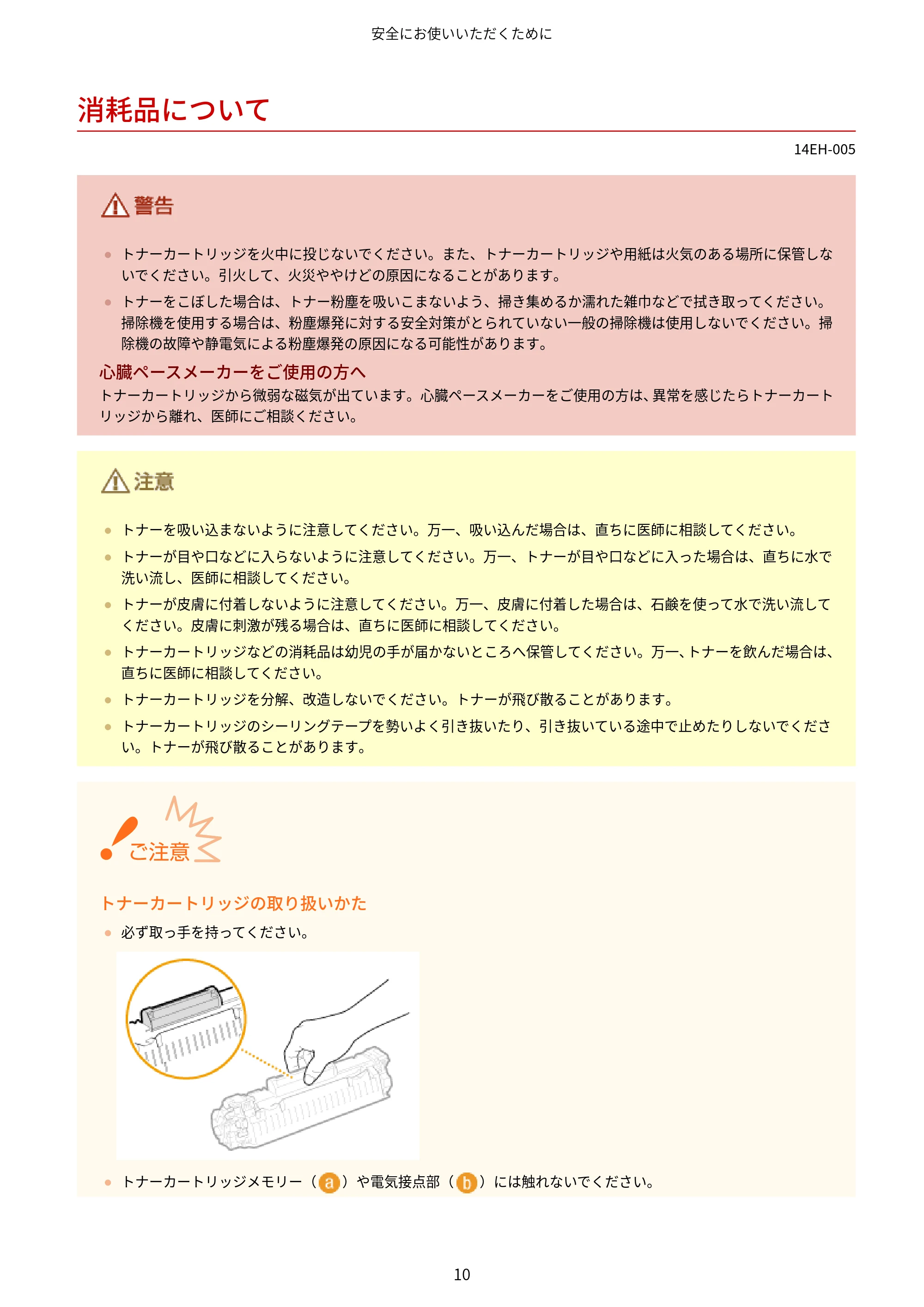 キヤノン MF244dw/MF242dw/MF232w ユーザーズガイド 2021年9月9日掲載(PDF:5.43MB) — 消耗品について — 原本ページ — 16ページ