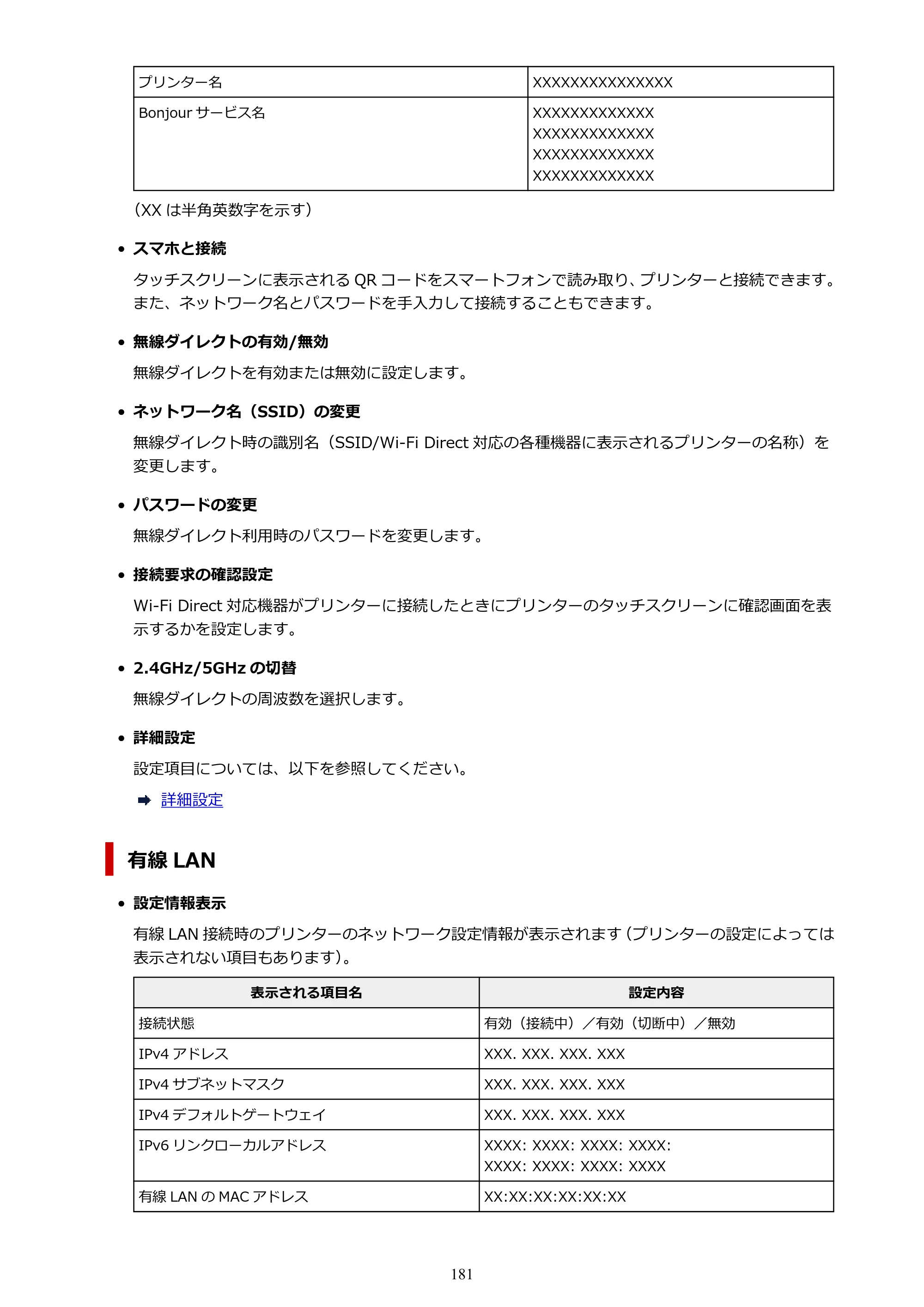 キヤノン GX5530 GX5530 (PDF) オンラインマニュアル 取扱説明書 2026年3月19日掲載（PDF：4.7MB） — 原本ページ — 181ページ