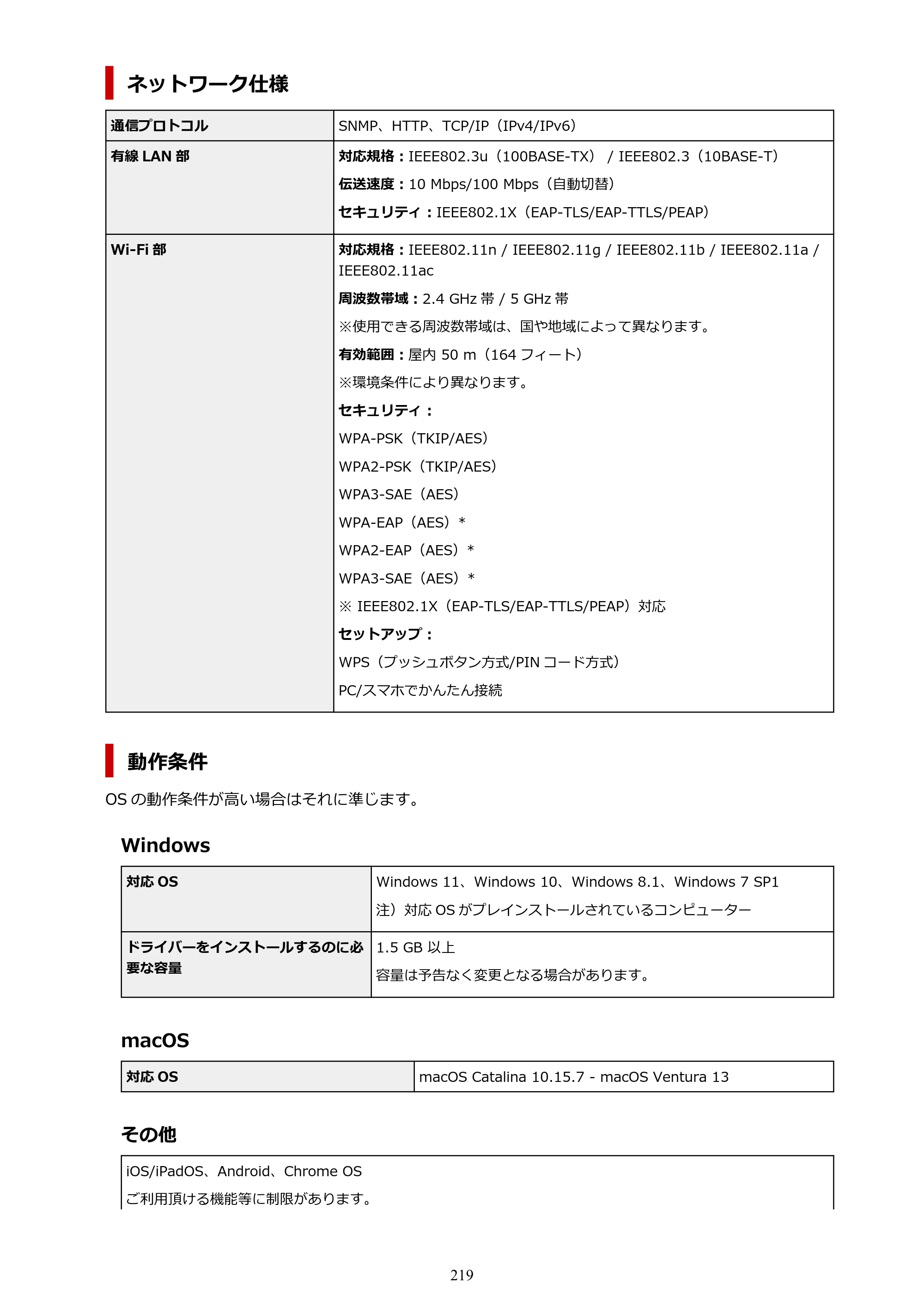 キヤノン GX5530 GX5530 (PDF) オンラインマニュアル 取扱説明書 2026年3月19日掲載（PDF：4.7MB） — 原本ページ — 219ページ