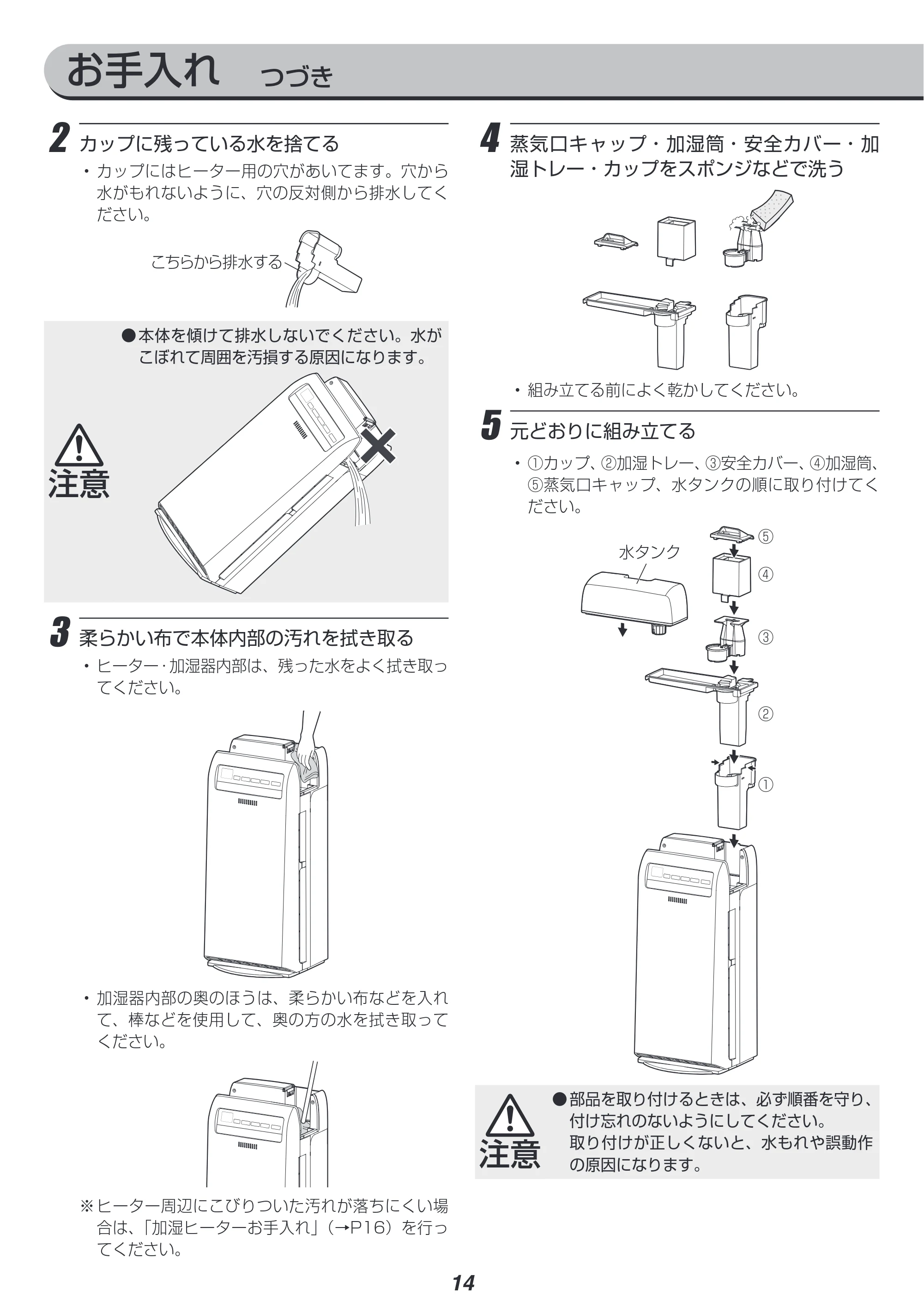 アイリスオーヤマ HXF-B40 取扱説明書 — 原本ページ — 14ページ