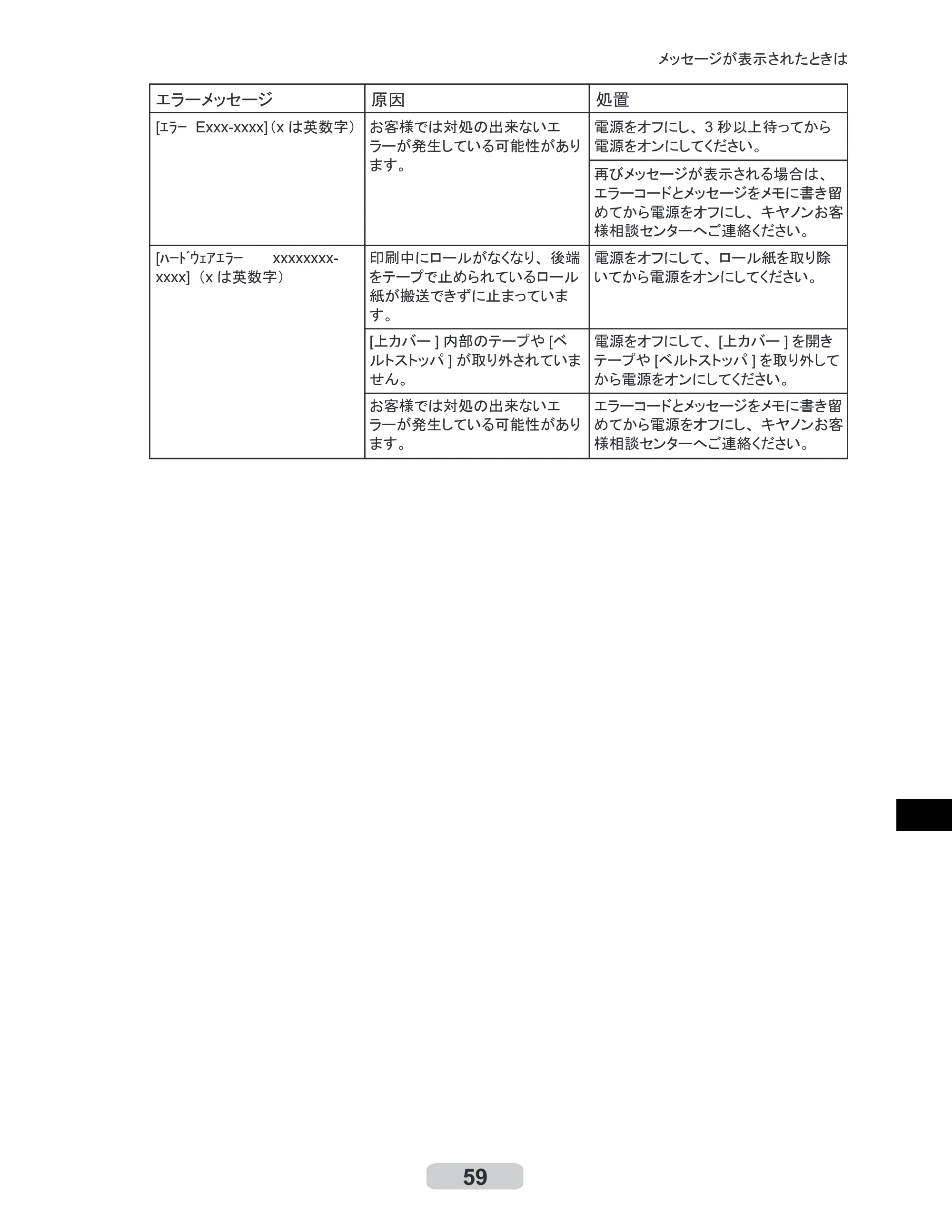 キヤノン iPF710 リファレンスガイド （PDF形式／3.58Mバイト） — 原本ページ — 59ページ