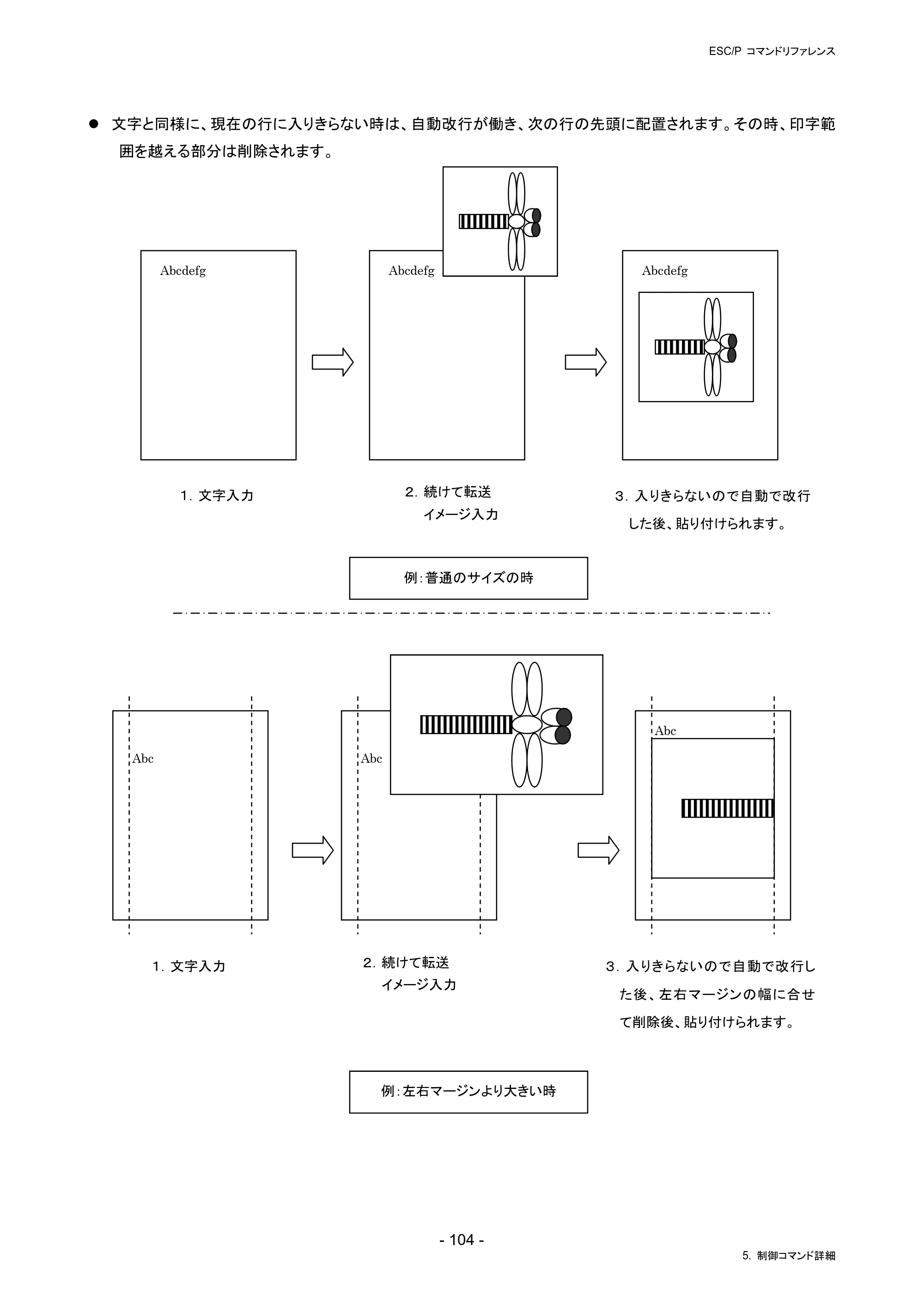 ブラザー PJ-823 / PJ-863 / PJ-883 ESC/ P Brother コマンドリファレンス — 原本ページ — 107ページ