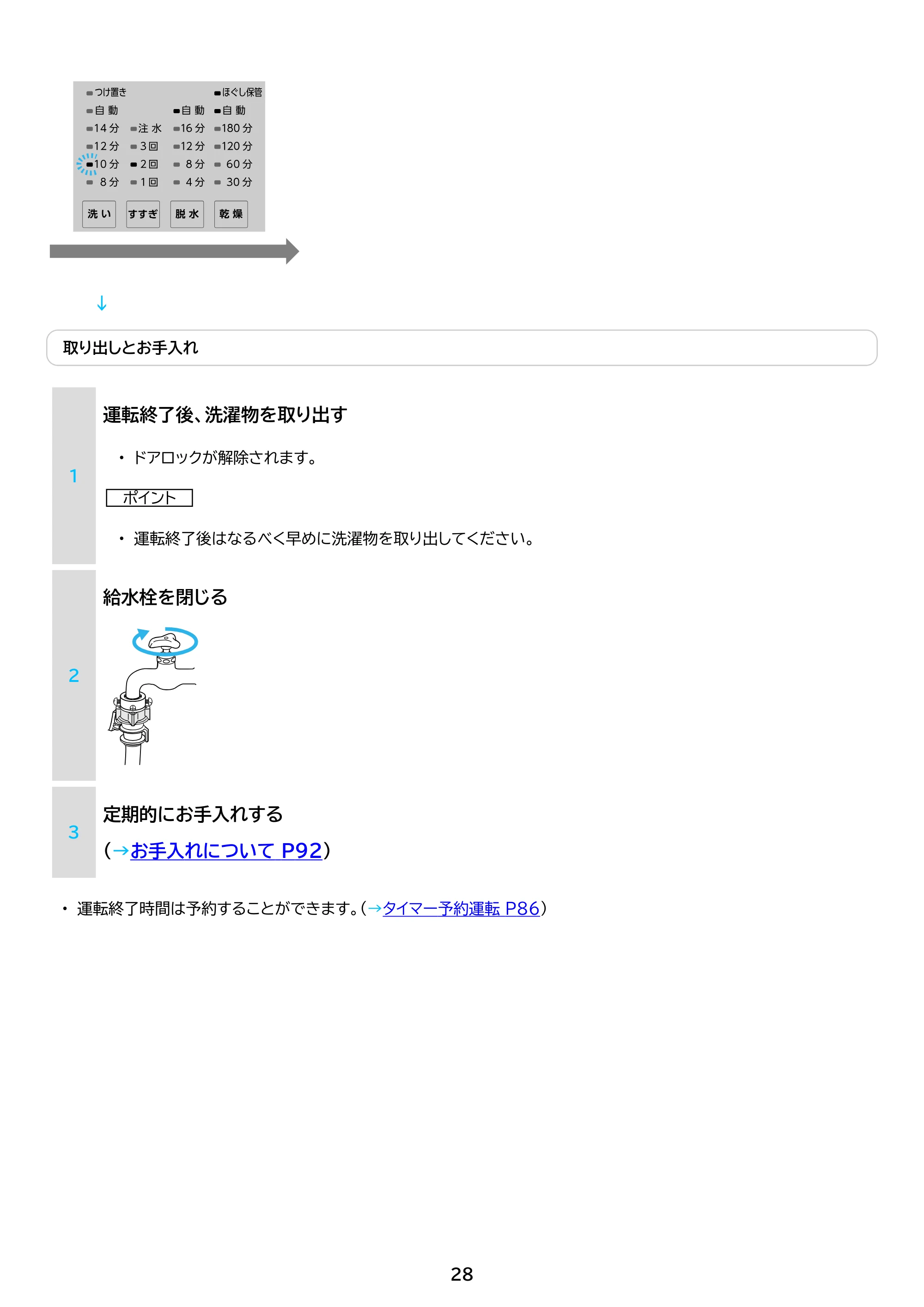 アイリスオーヤマ FLK852-W 取扱説明書 — 原本ページ — 28ページ