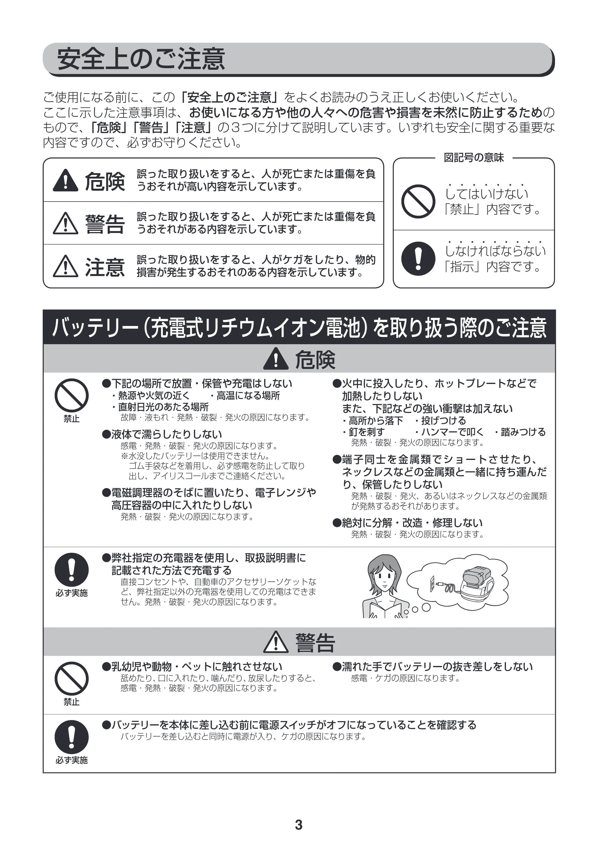 アイリスオーヤマ SDT-L01N 取扱説明書 — 原本ページ — 3ページ