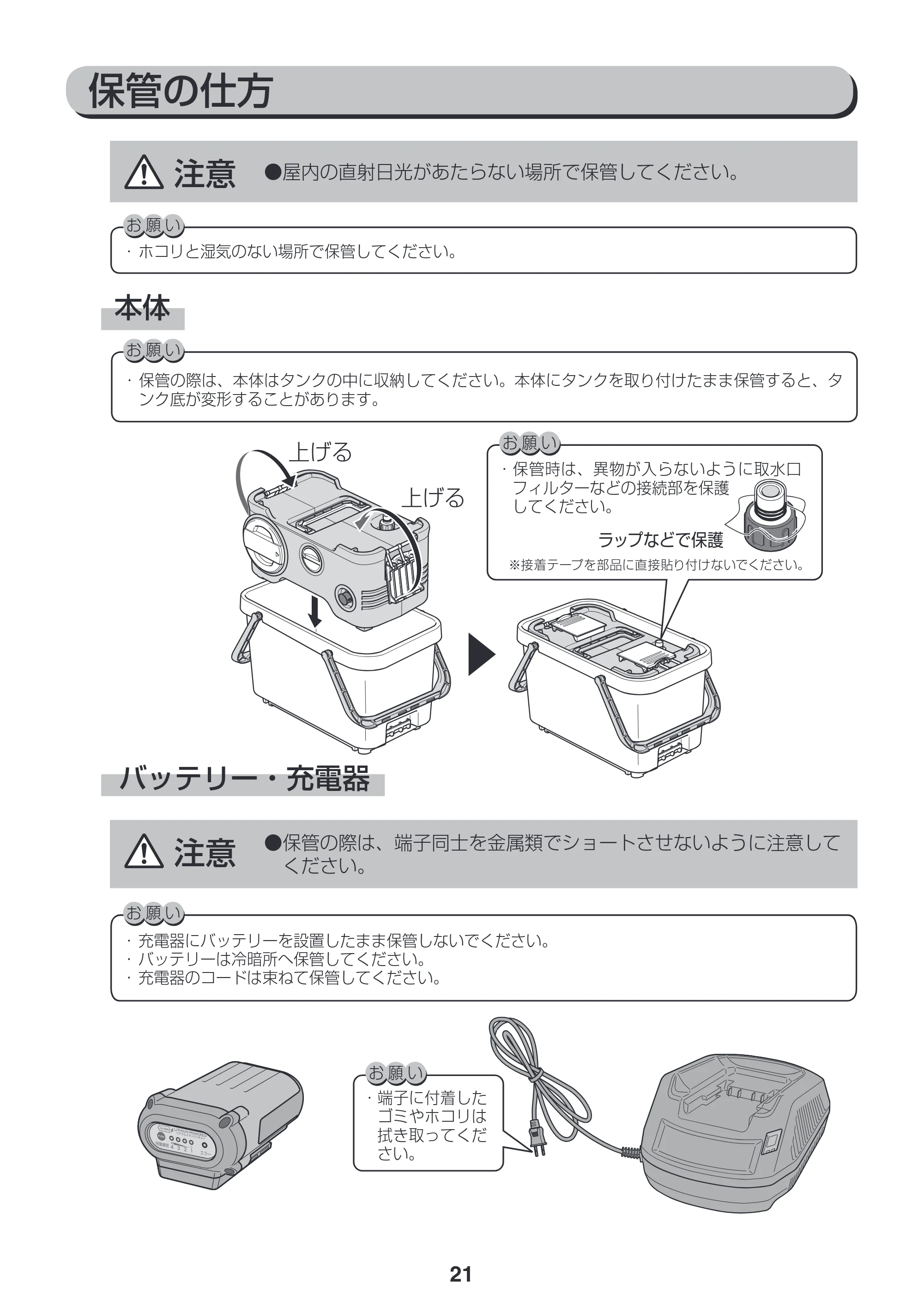 アイリスオーヤマ SDT-L01N 取扱説明書 — 原本ページ — 21ページ