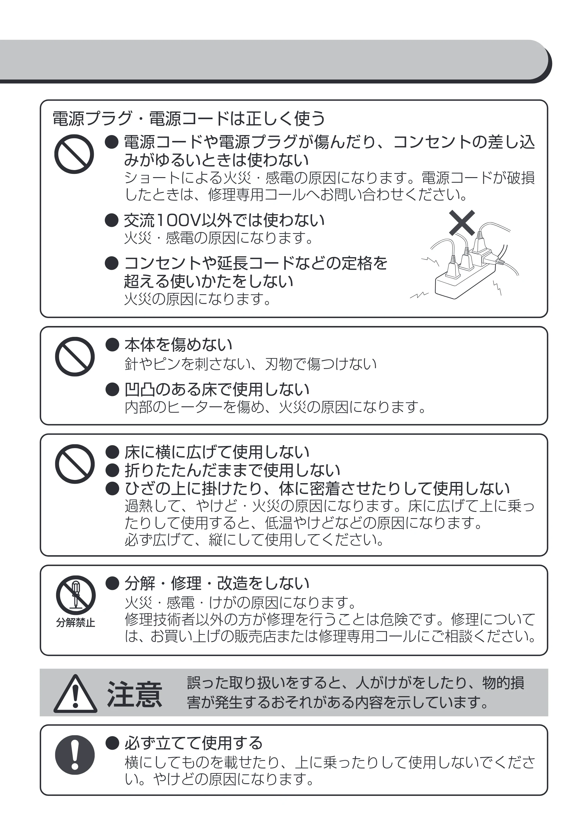 アイリスオーヤマ KPH-161 取扱説明書 — 原本ページ — 3ページ
