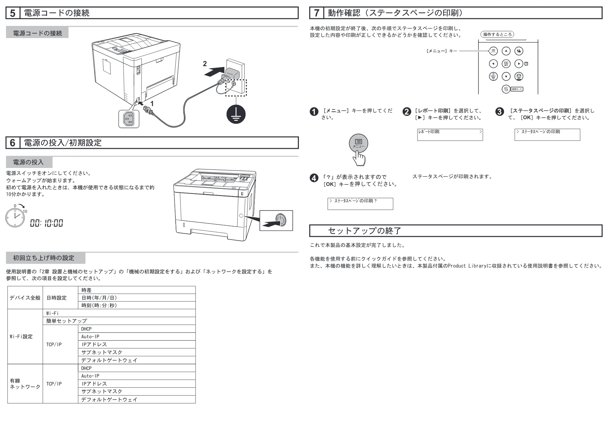 京セラ ECOSYS P2040dw ECOSYS P2040dw セットアップガイド — 原本ページ — 2ページ