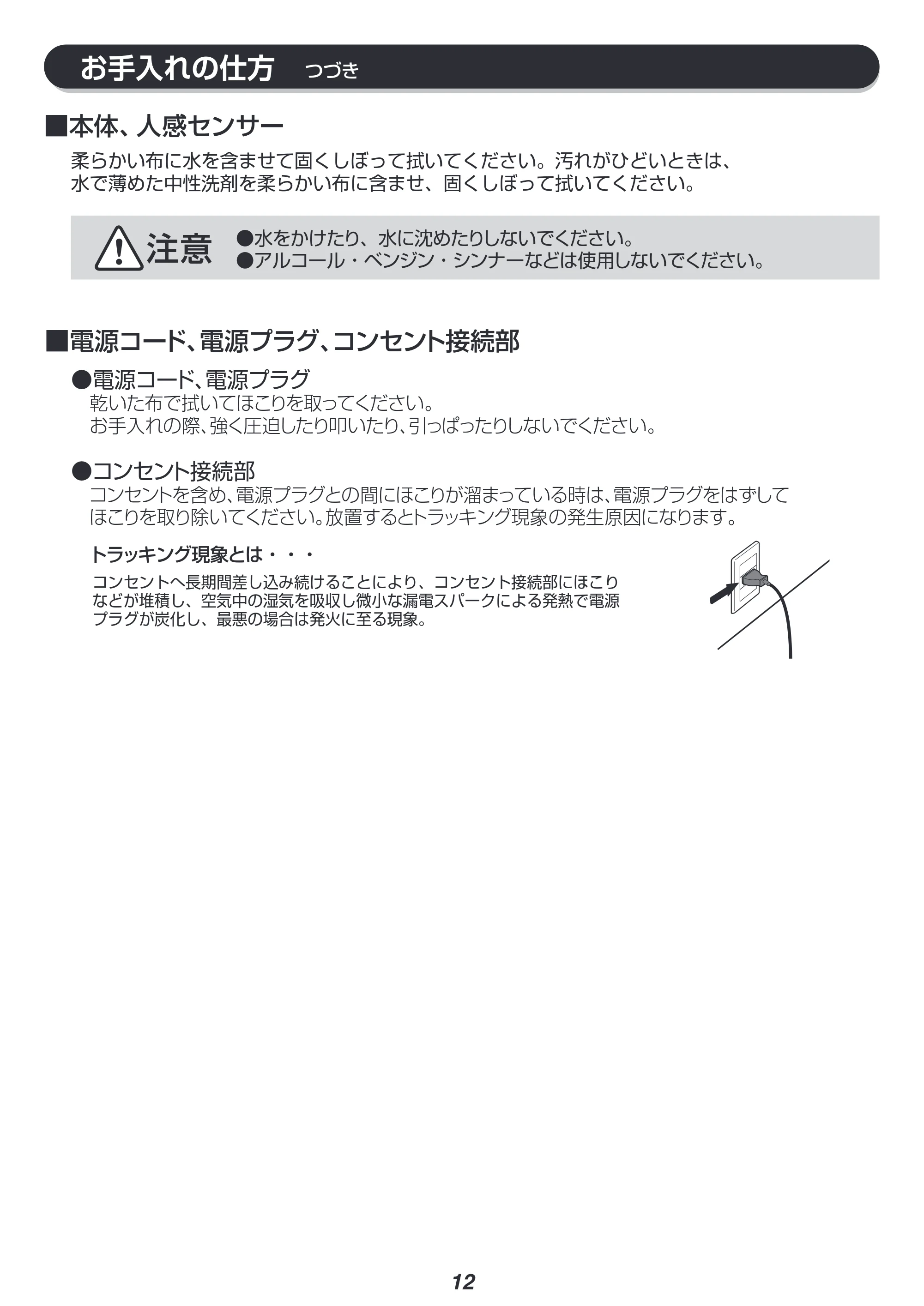 アイリスオーヤマ JCH-12D2 取扱説明書 — 原本ページ — 12ページ