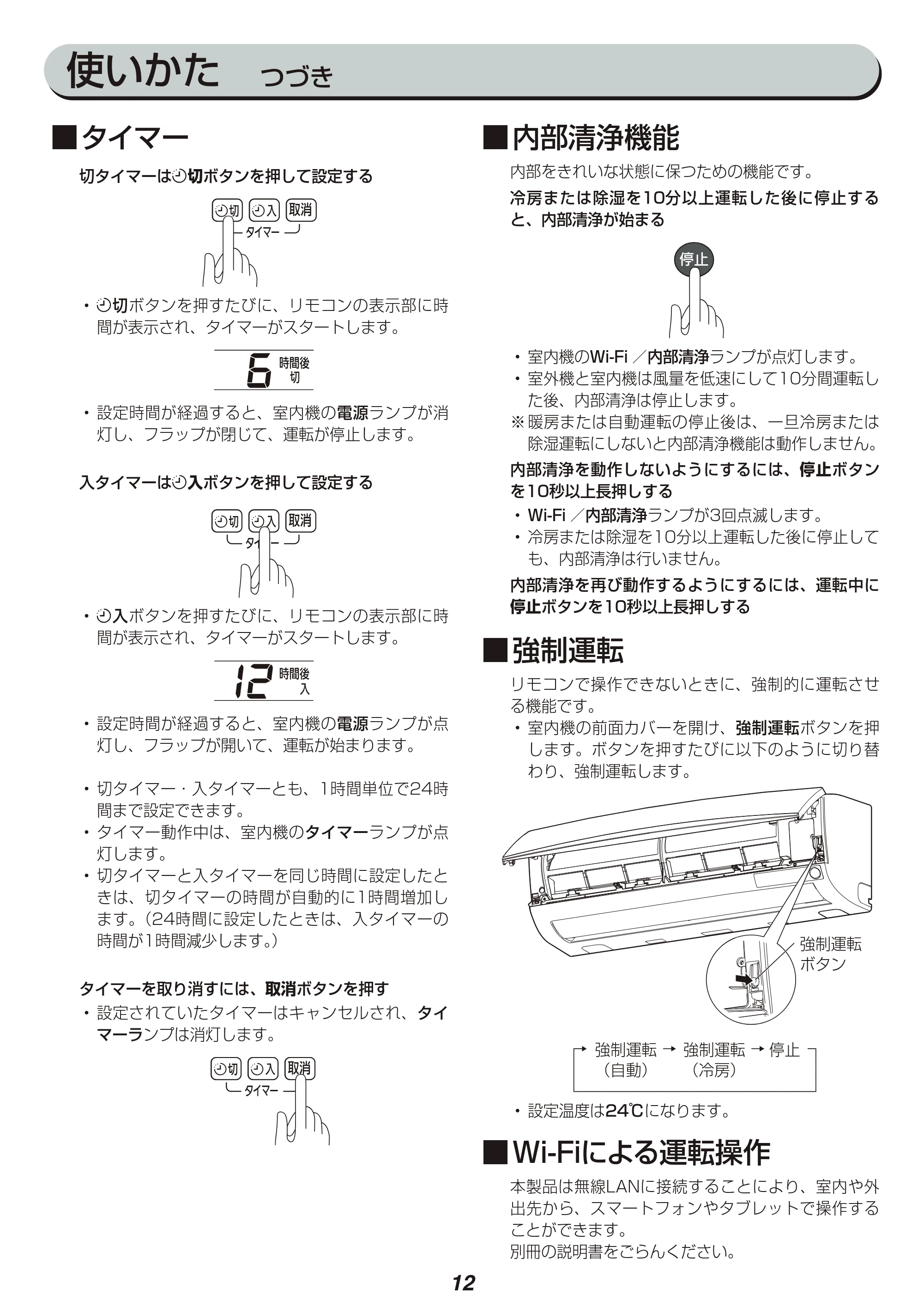 アイリスオーヤマ IRA-2801W 取扱説明書 — 原本ページ — 12ページ