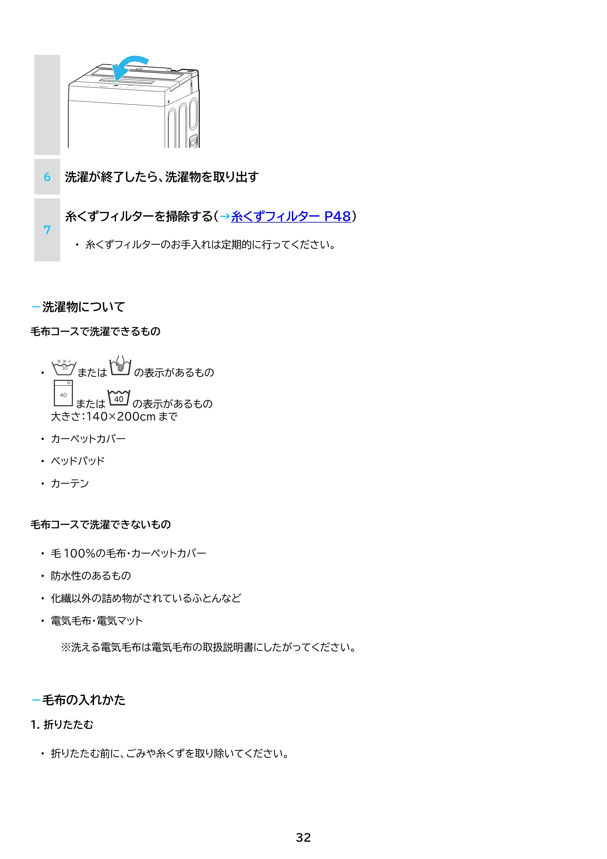 アイリスオーヤマ ITW-60A01 取扱説明書 — 原本ページ — 32ページ