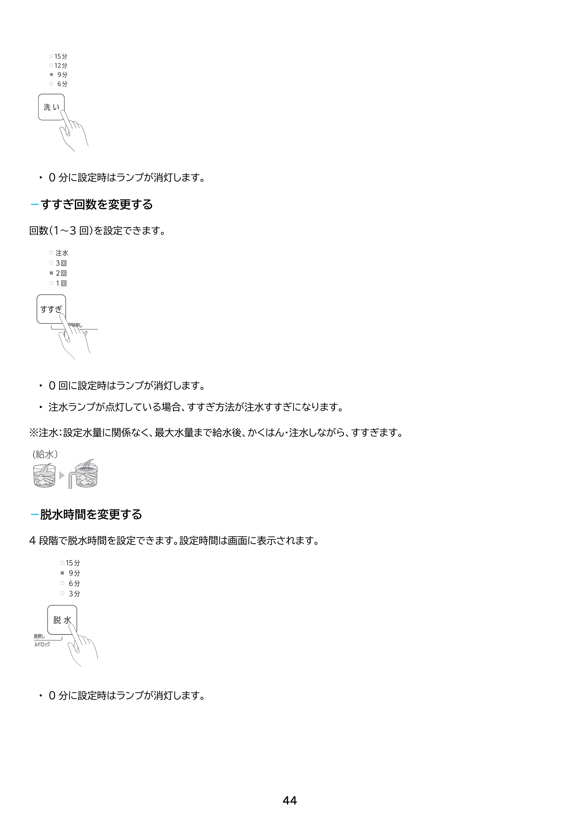 アイリスオーヤマ ITW-60A01 取扱説明書 — 原本ページ — 44ページ