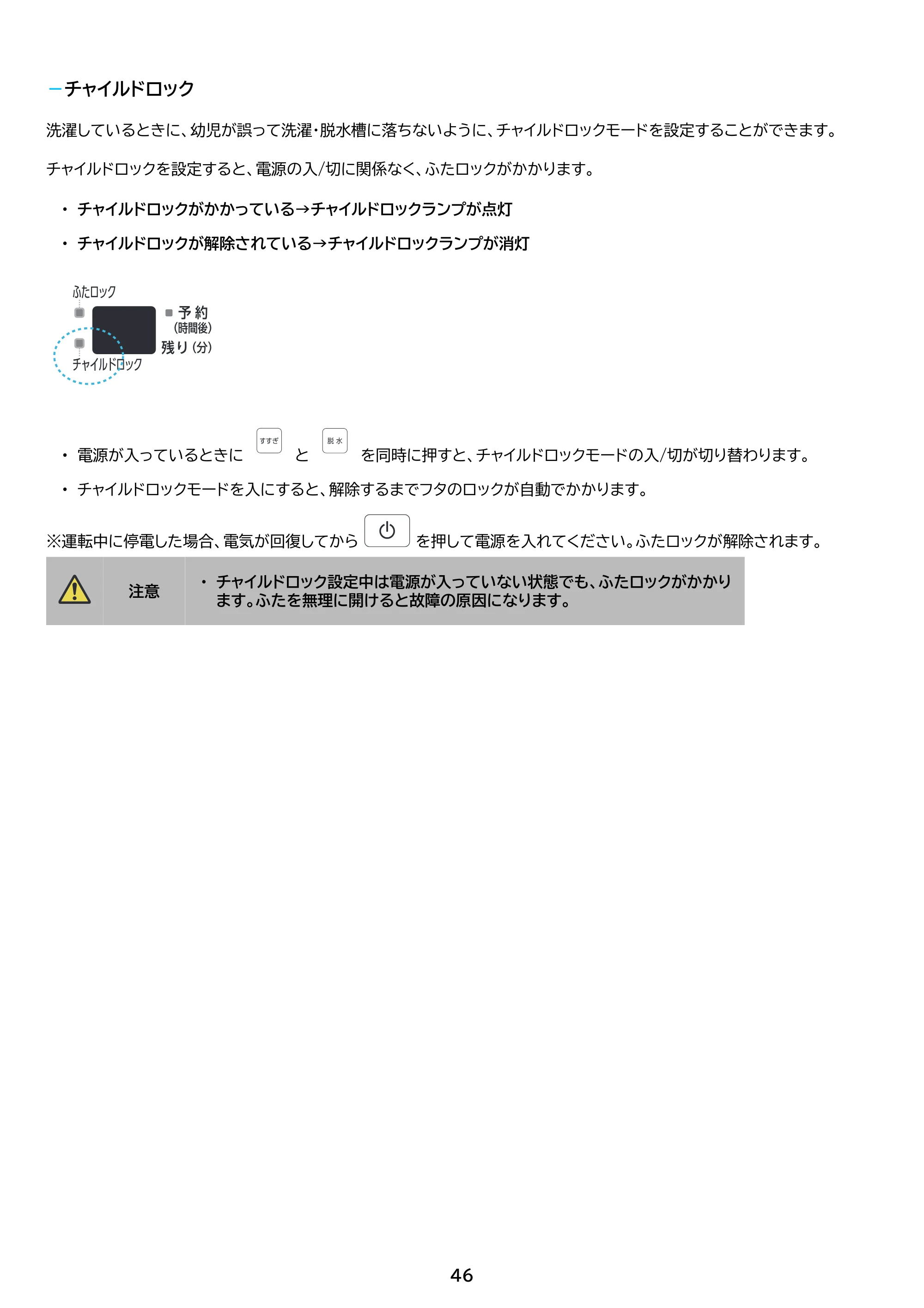 アイリスオーヤマ ITW-60A01 取扱説明書 — 原本ページ — 46ページ