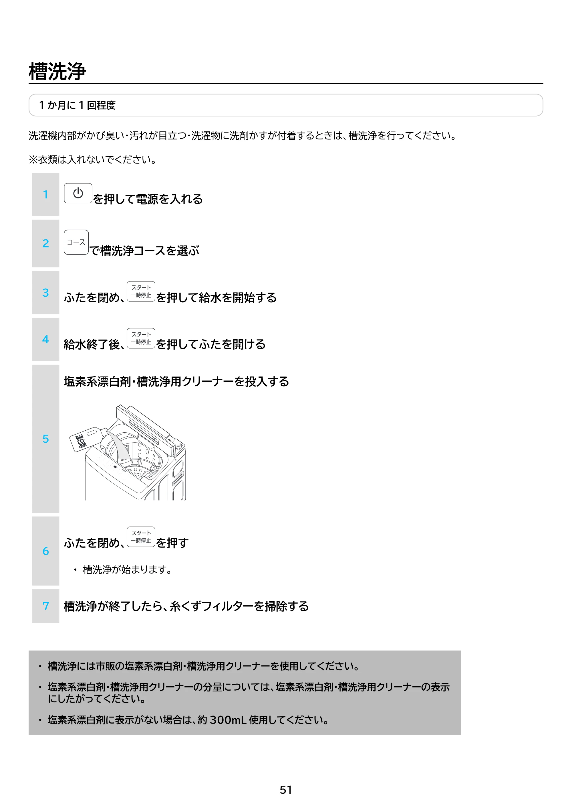 アイリスオーヤマ ITW-60A01 取扱説明書 — 原本ページ — 51ページ