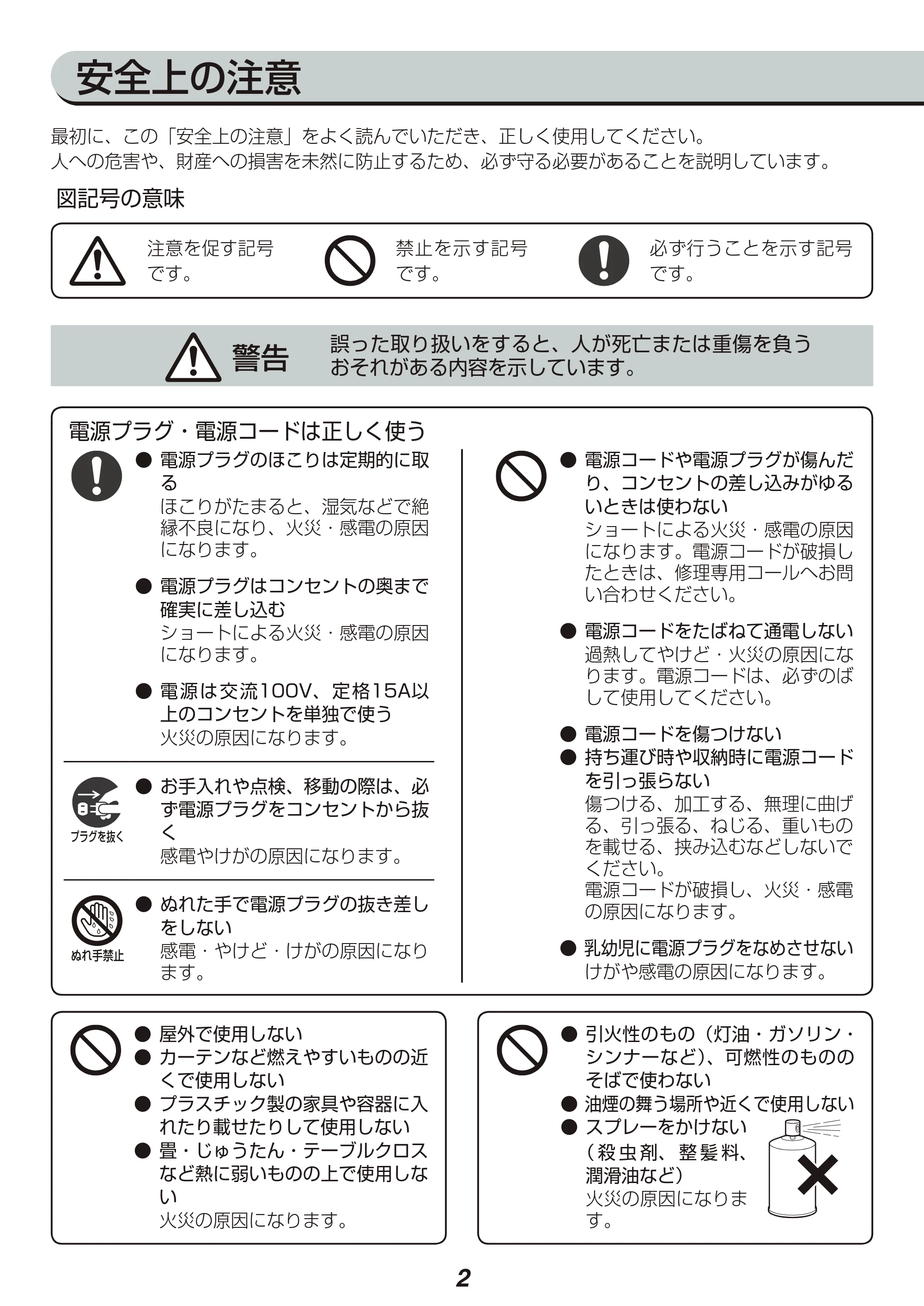 アイリスオーヤマ SOT-012 取扱説明書 — 原本ページ — 2ページ