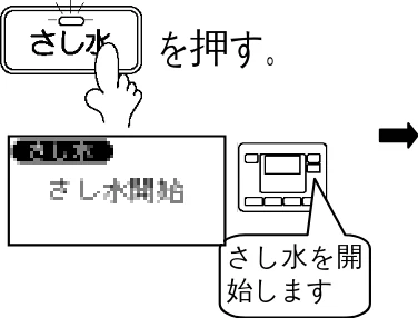 日立 BHP-F37EUK / BHP-F46EUK 取扱説明書 — 2 足し湯をする — 図版 30-3 — 30ページ
