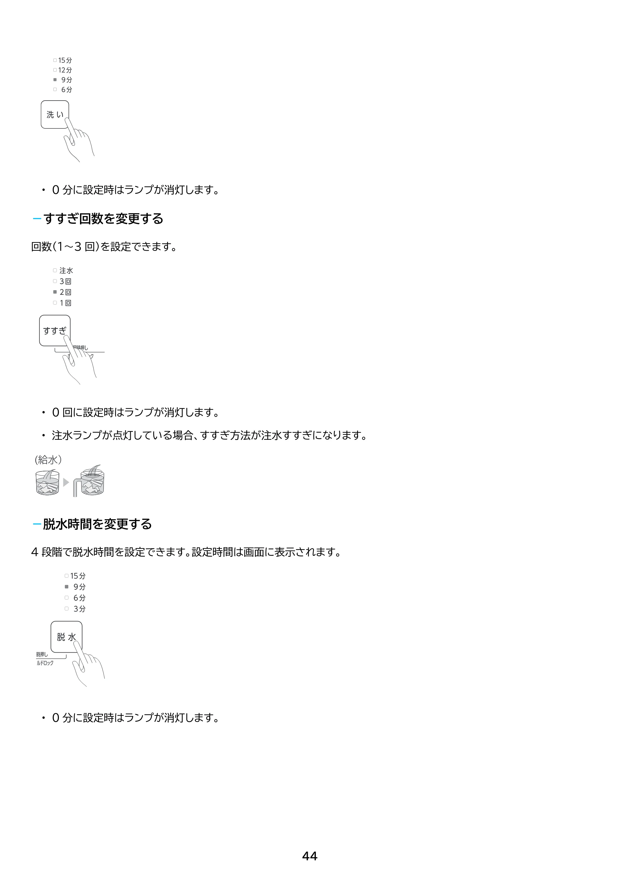 アイリスオーヤマ ITW-70A01 取扱説明書 — 原本ページ — 44ページ