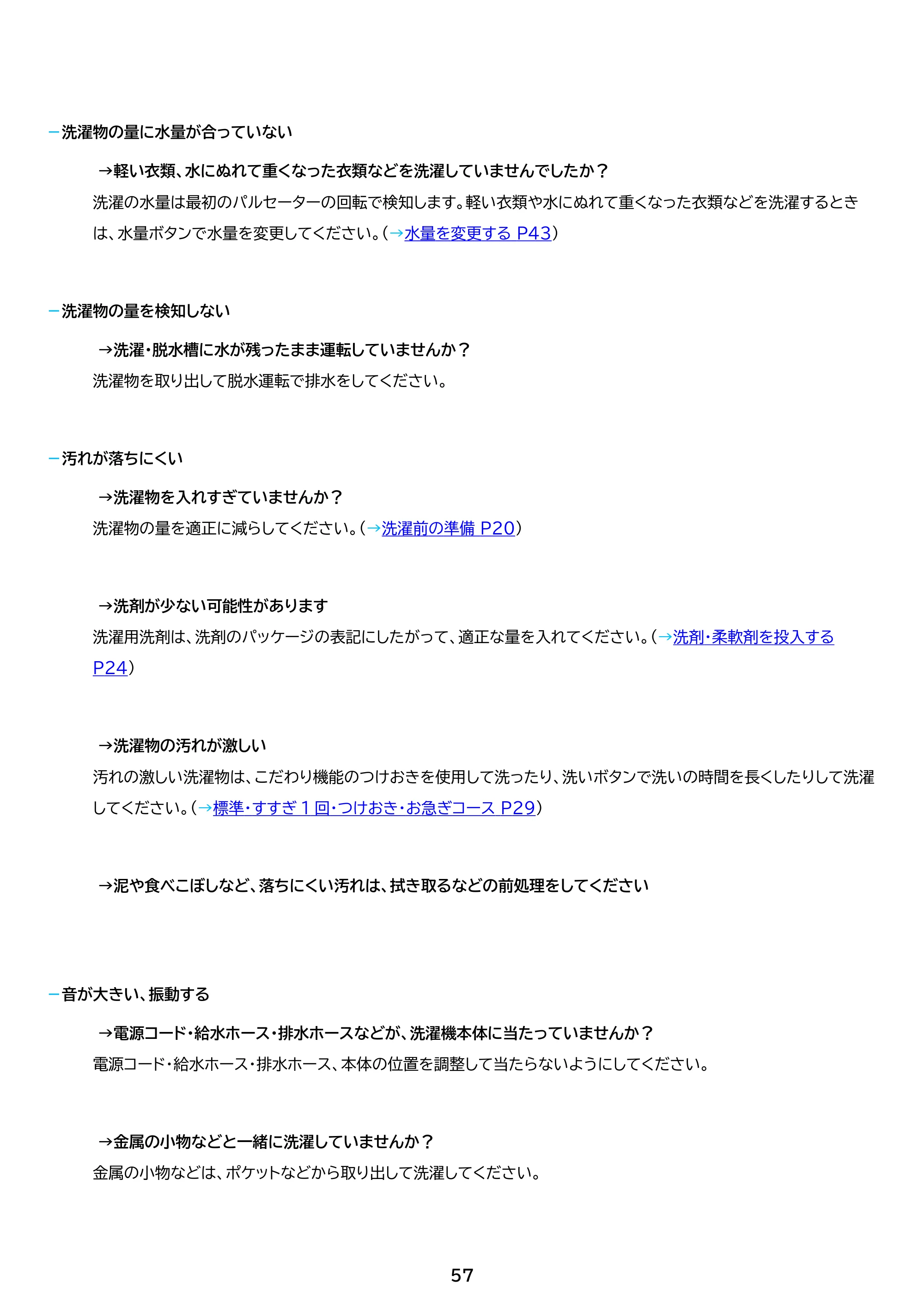 アイリスオーヤマ ITW-70A01 取扱説明書 — 原本ページ — 57ページ