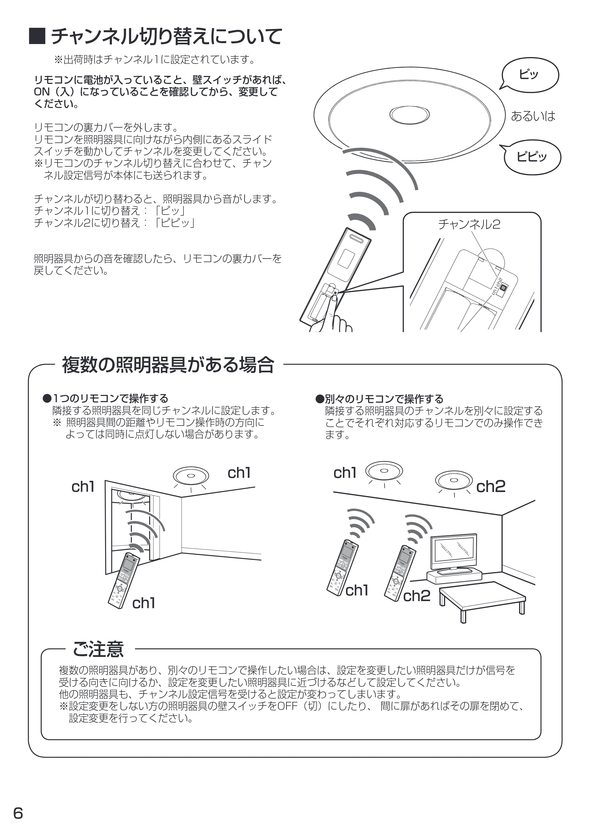 アイリスオーヤマ CL8N-FEIII 取扱説明書 — 原本ページ — 6ページ