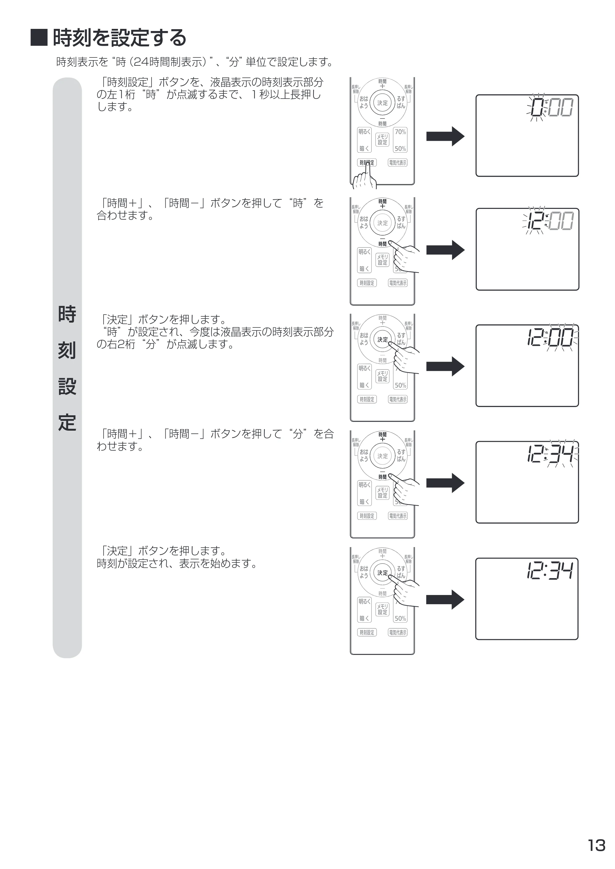 アイリスオーヤマ CL8N-FEIII 取扱説明書 — 原本ページ — 13ページ
