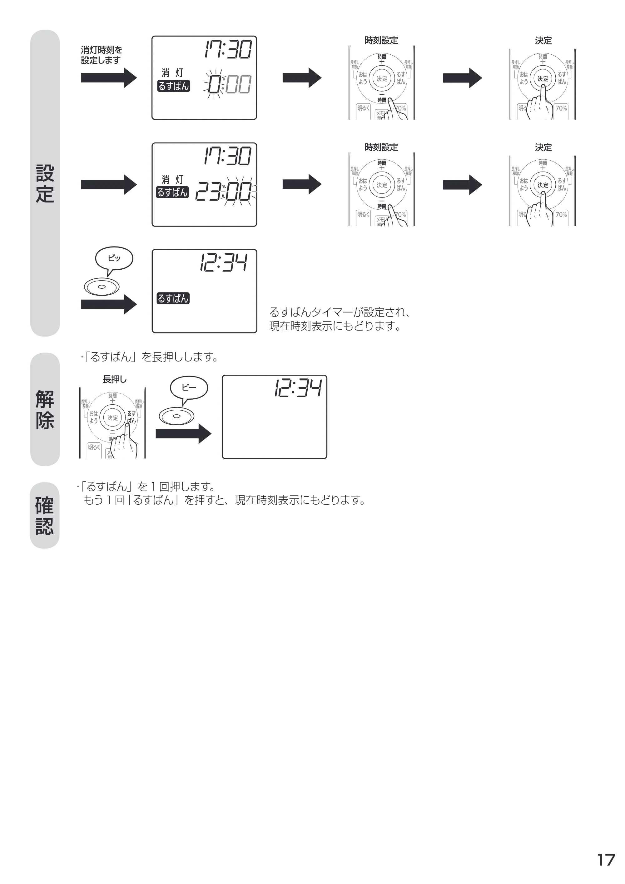アイリスオーヤマ CL8N-FEIII 取扱説明書 — 原本ページ — 17ページ